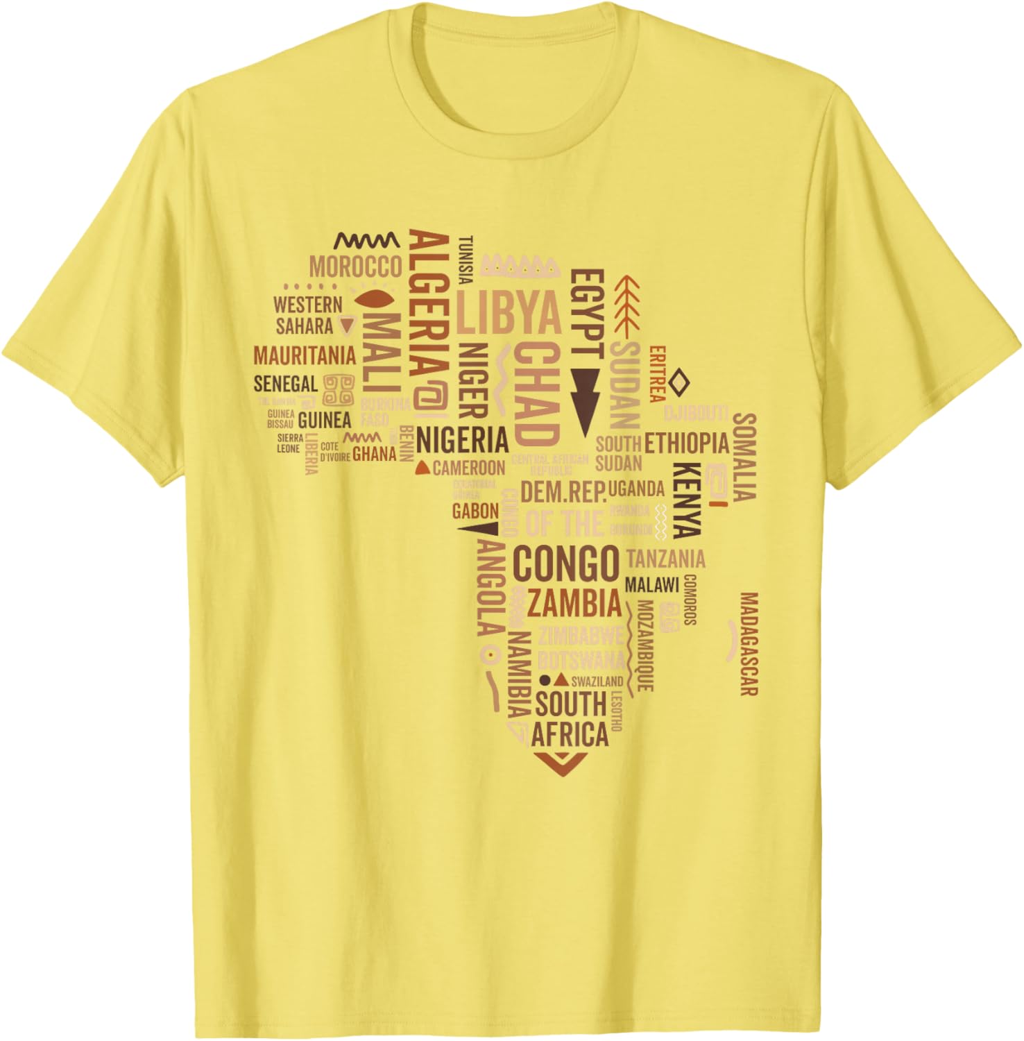 Africa Map Black History Pride T-Shirt for African American Culture - 15