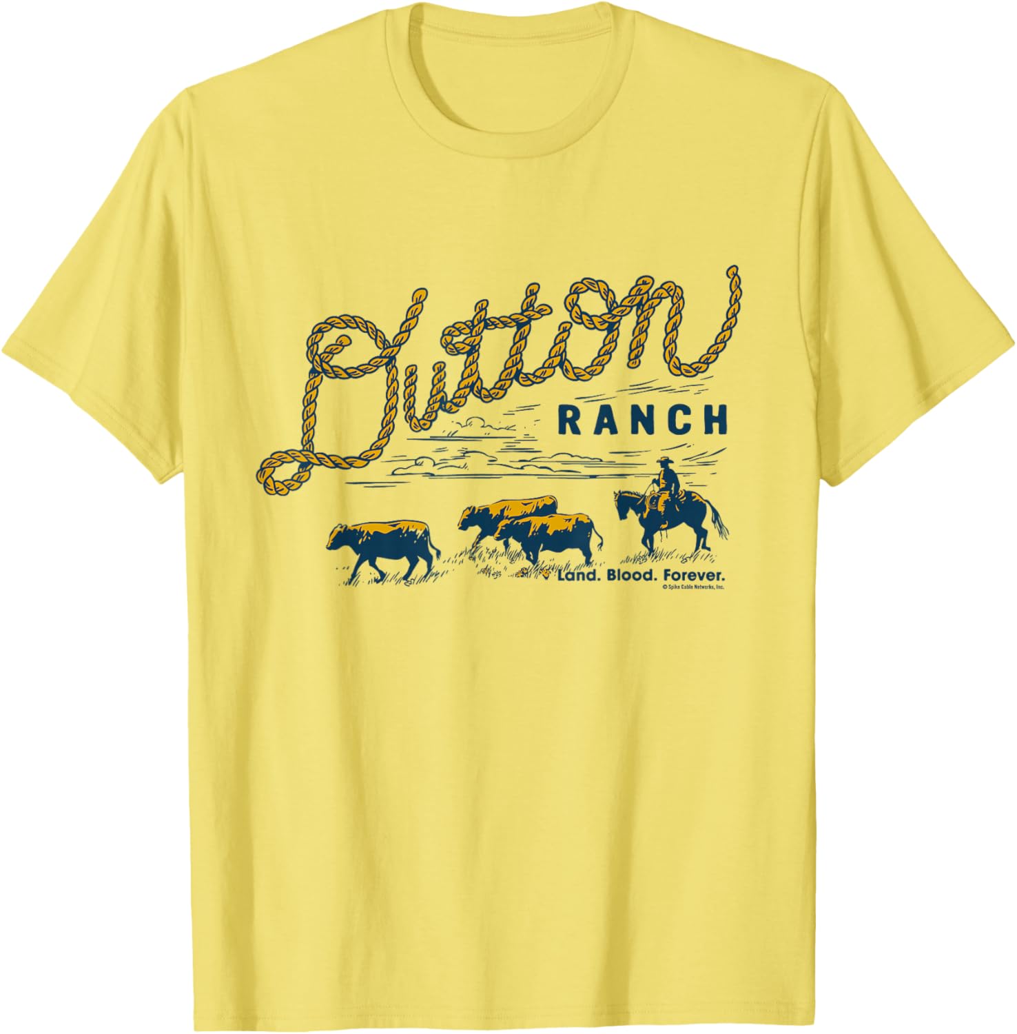 Yellowstone Dutton Ranch Rope T-Shirt - Official Licensed Apparel - 3