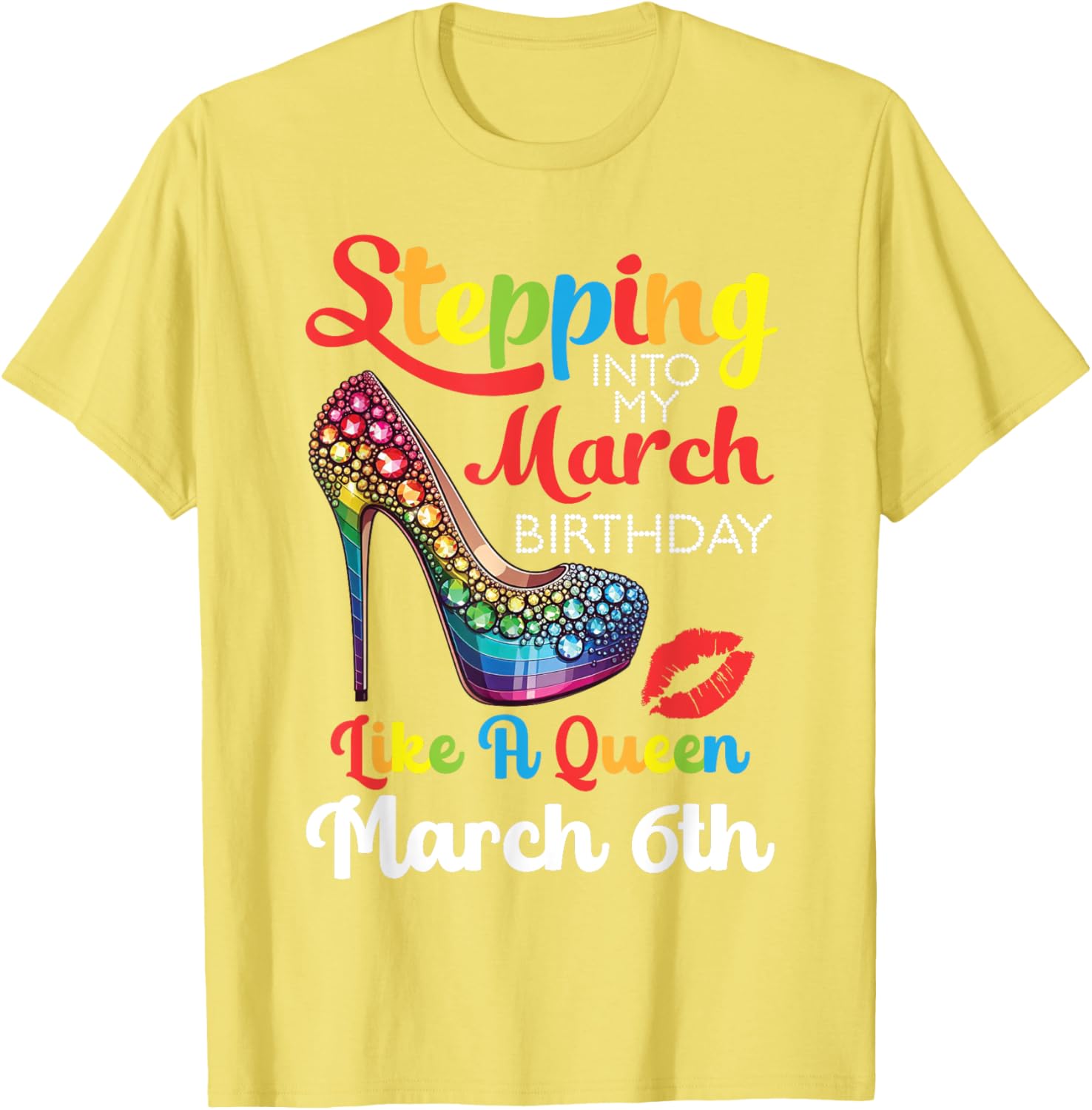 March Birthday Queen T-Shirt for Celebrating Your Special Day March 6th - 9