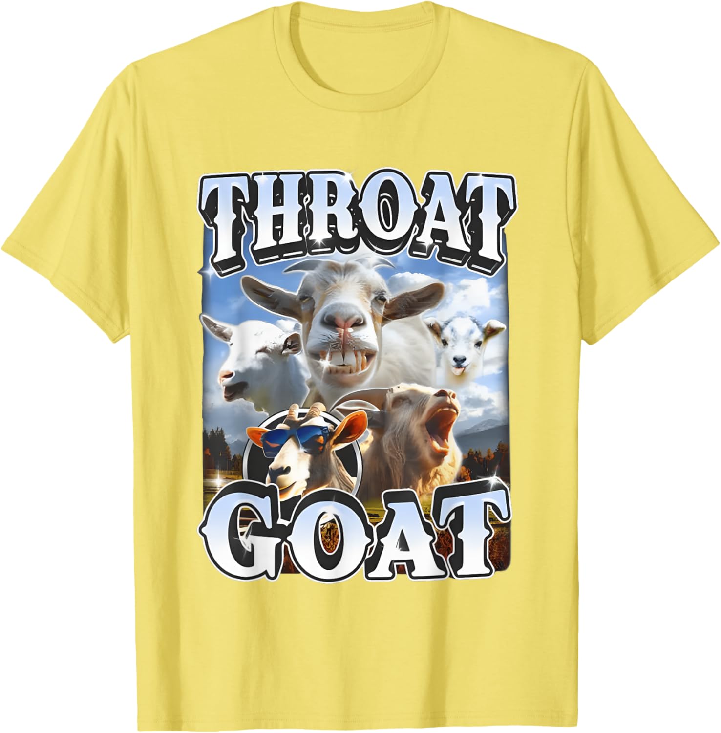 Throat Goat Retro Funny Gag T-Shirt for Adult Humor Lovers - 17
