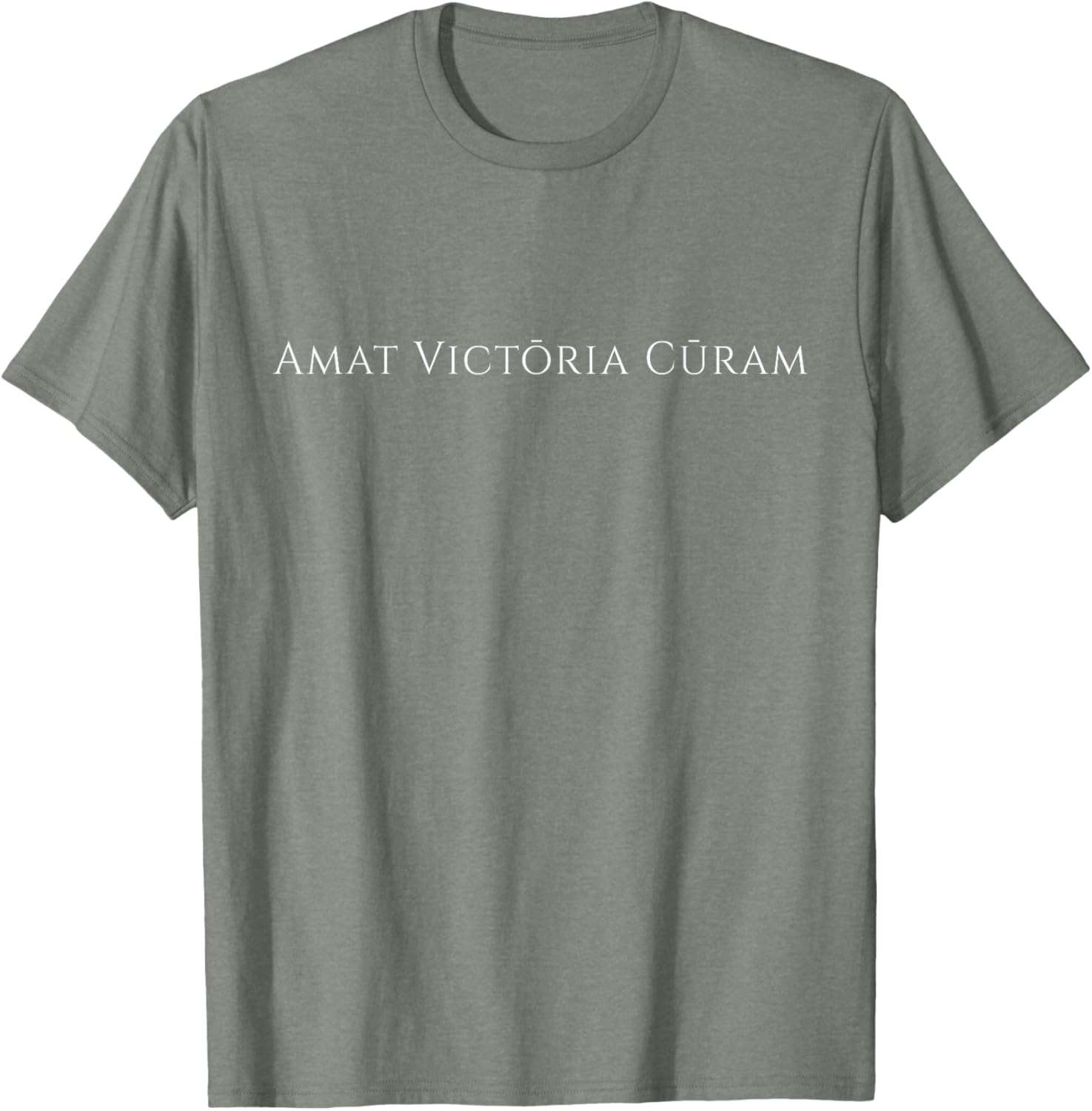 Amat Victoria Curam T-Shirt - Inspiring Latin Phrase for Success in Style - 7