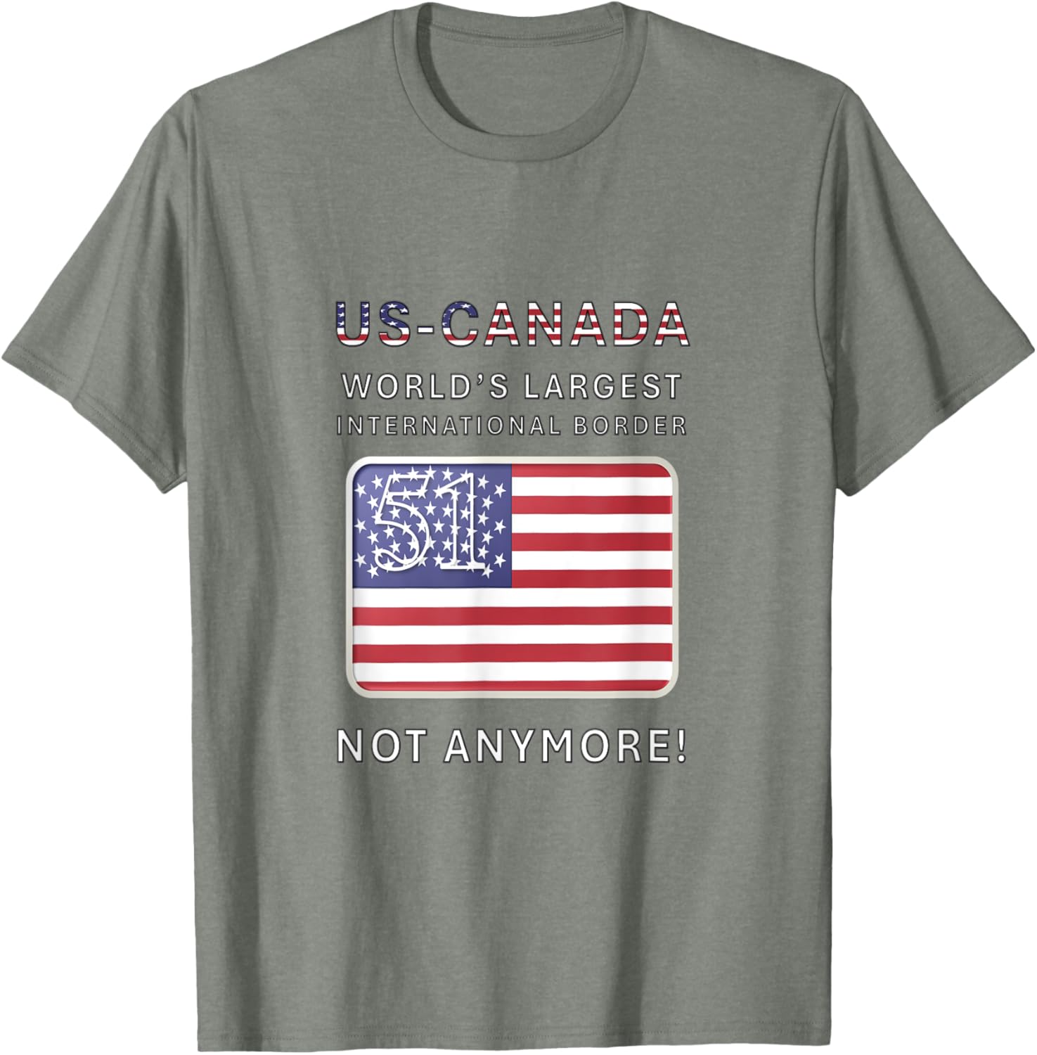 US-Canada Border MAGA T-Shirt - Proudly Celebrate Our Heritage - 23
