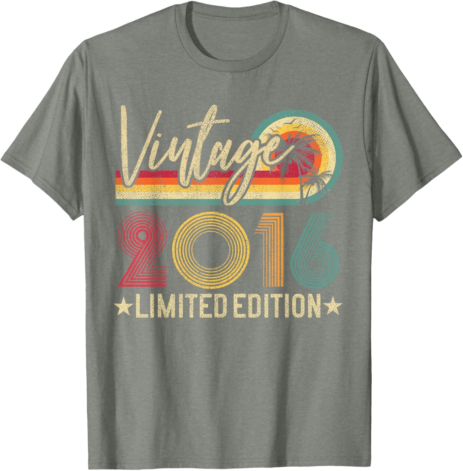 Limited Edition Vintage 2016 9th Birthday T-Shirt for Kids - 21