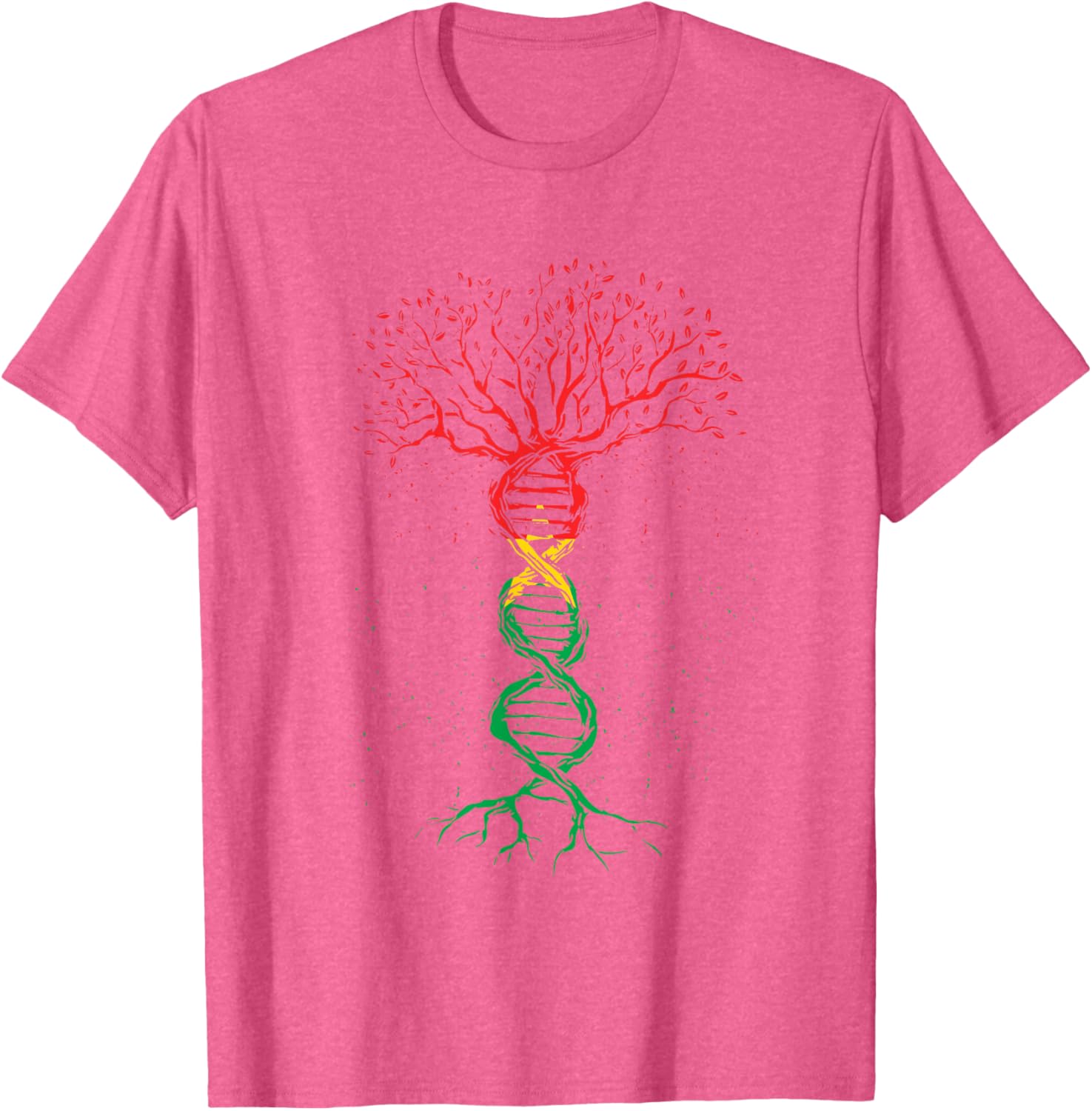 Burkina Faso Pride T-Shirt with DNA Tree Roots and Flag Design - 2