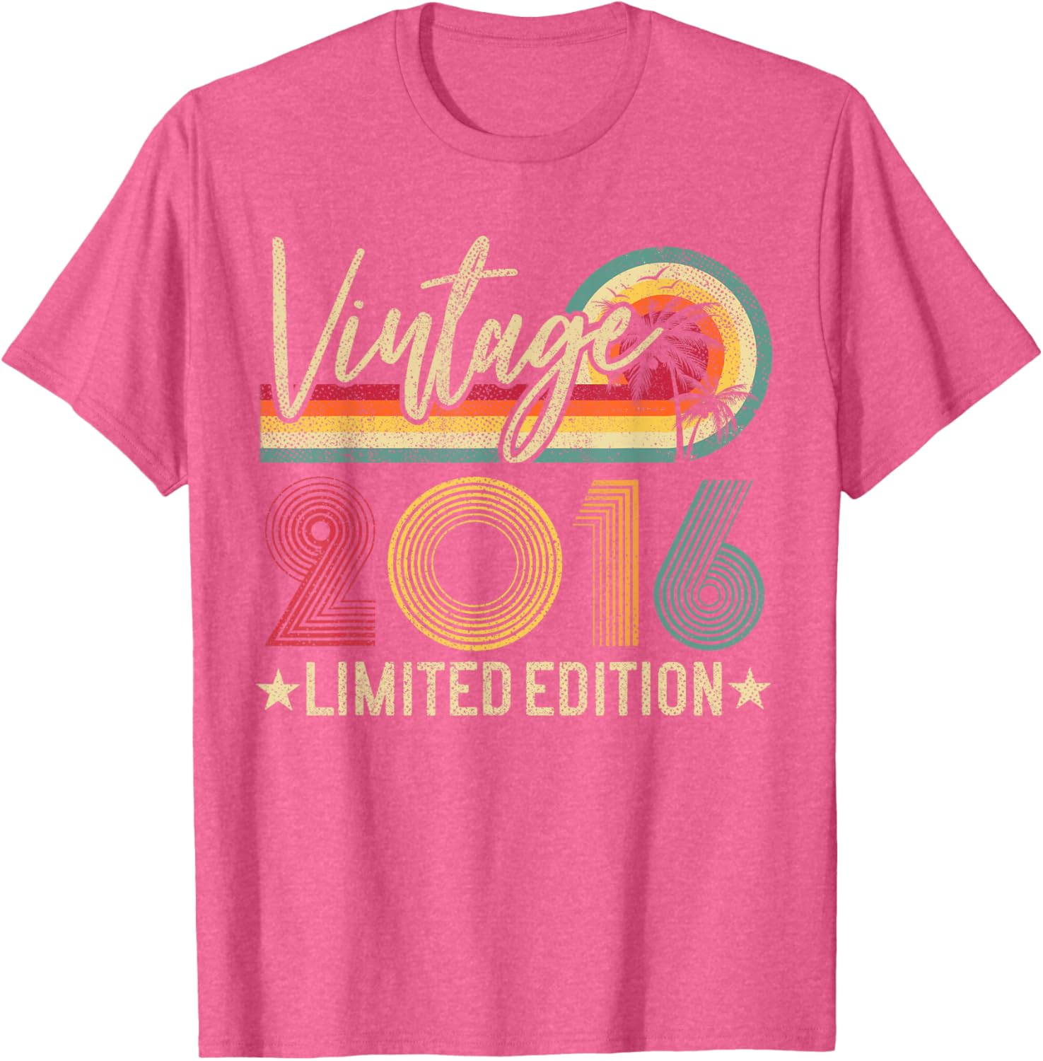 Limited Edition Vintage 2016 9th Birthday T-Shirt for Kids - 19