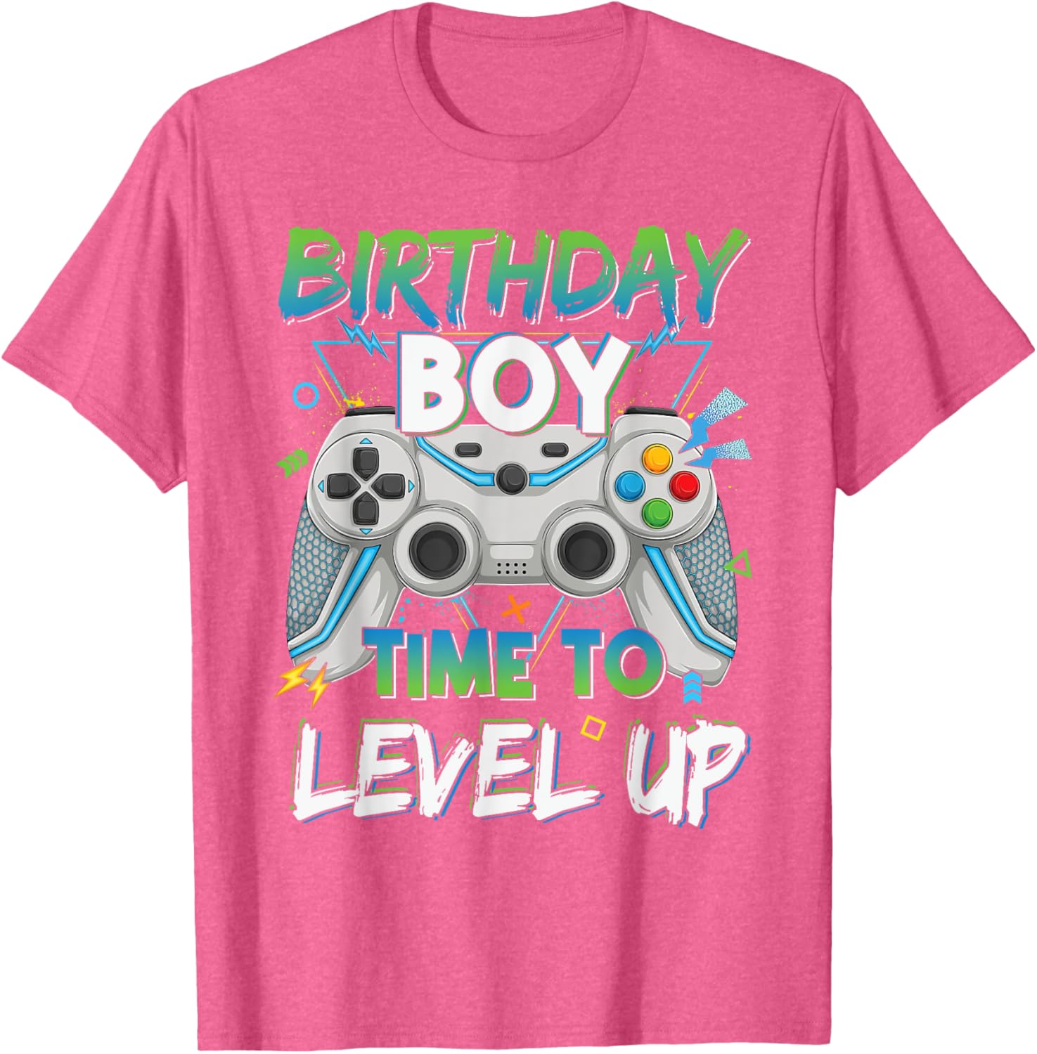 Level Up Gaming Birthday Boy T-Shirt for Young Gamer Boys - 9