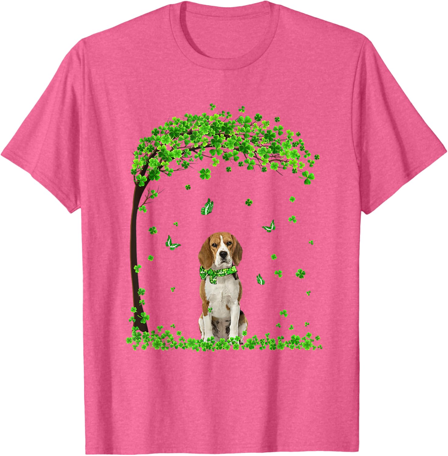 Beagle St Patricks Day Shamrock T-Shirt for Irish Dog Lovers - 6