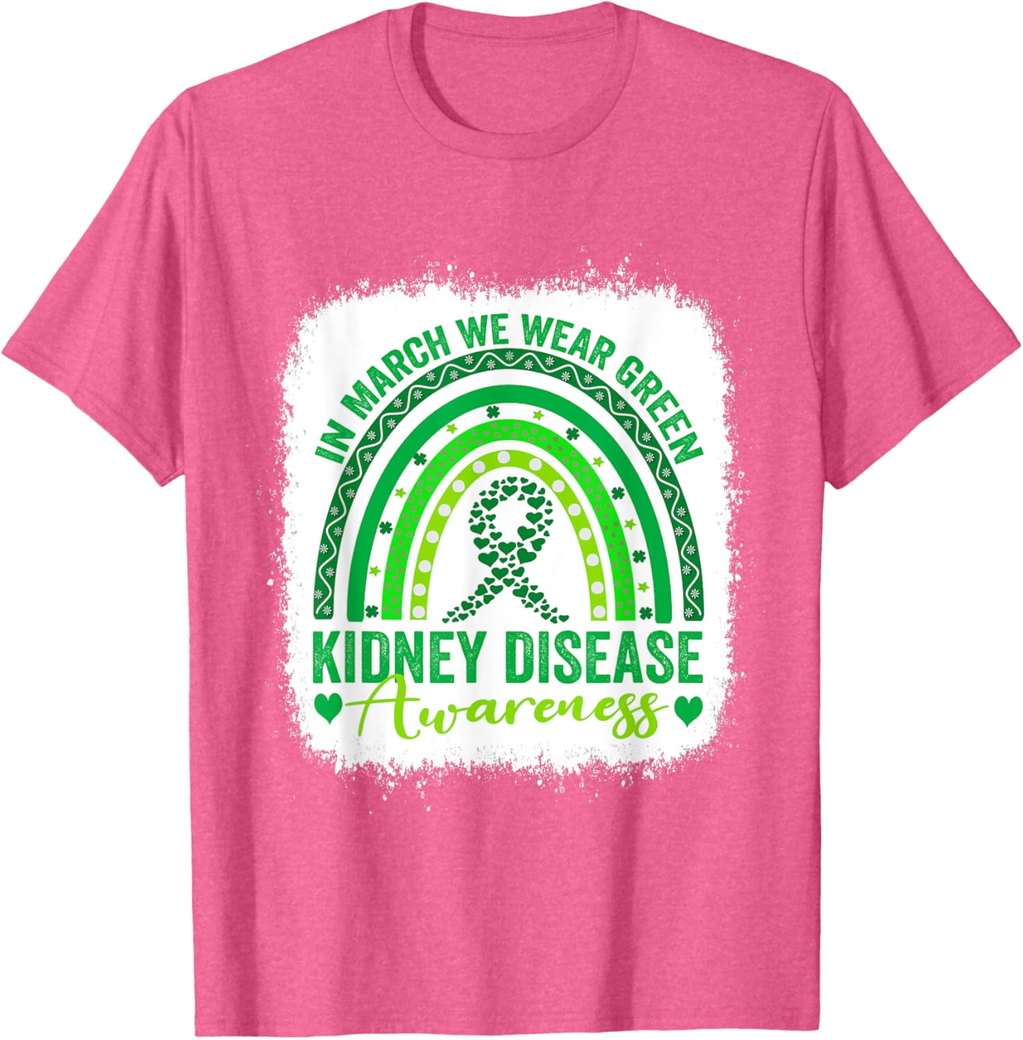 We Wear Green for Kidney Disease Awareness Month 2025 T-Shirt - 10