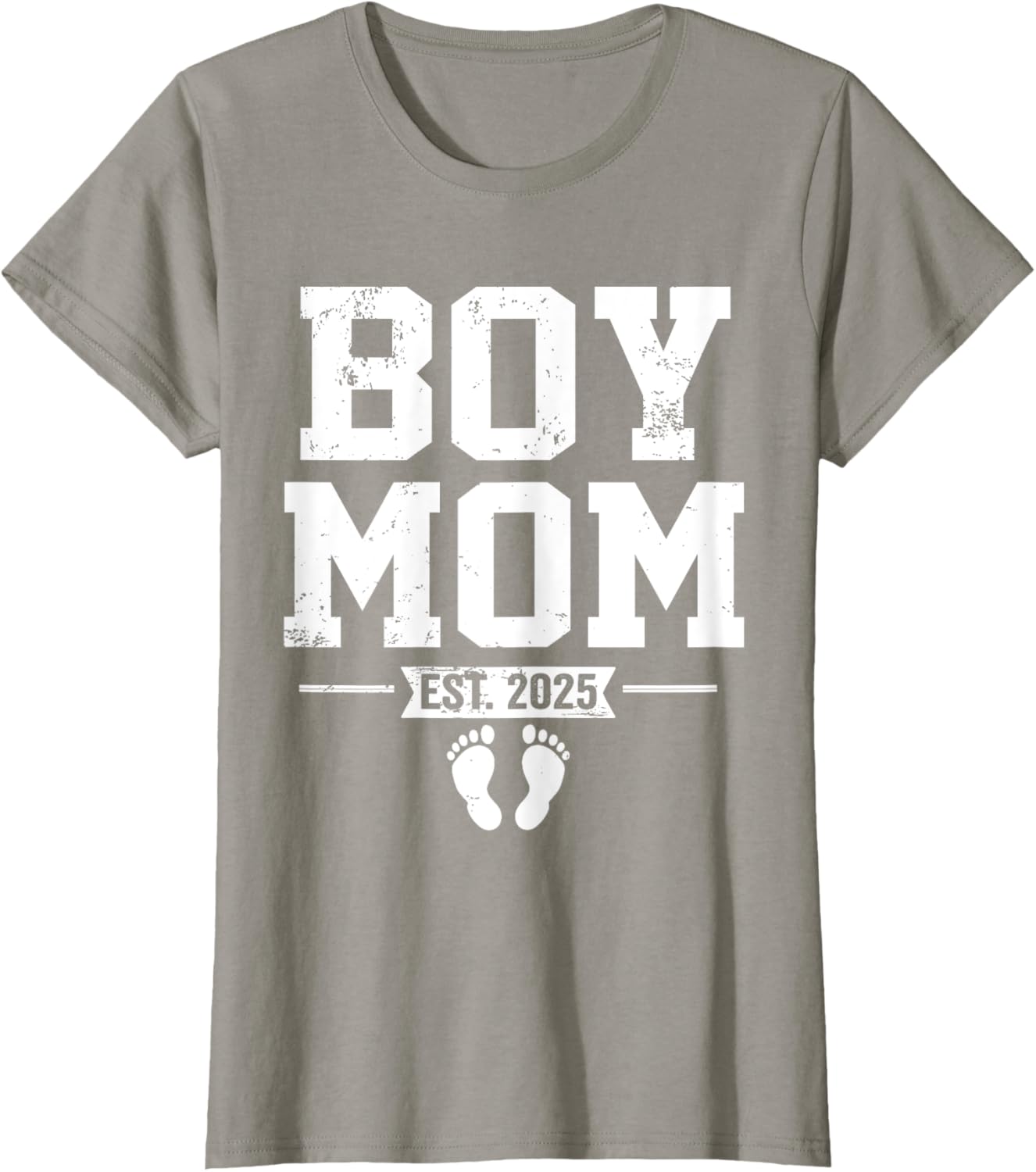 Boy Mom Established 2025 Newborn Mother's Day Gift T-Shirt - 2