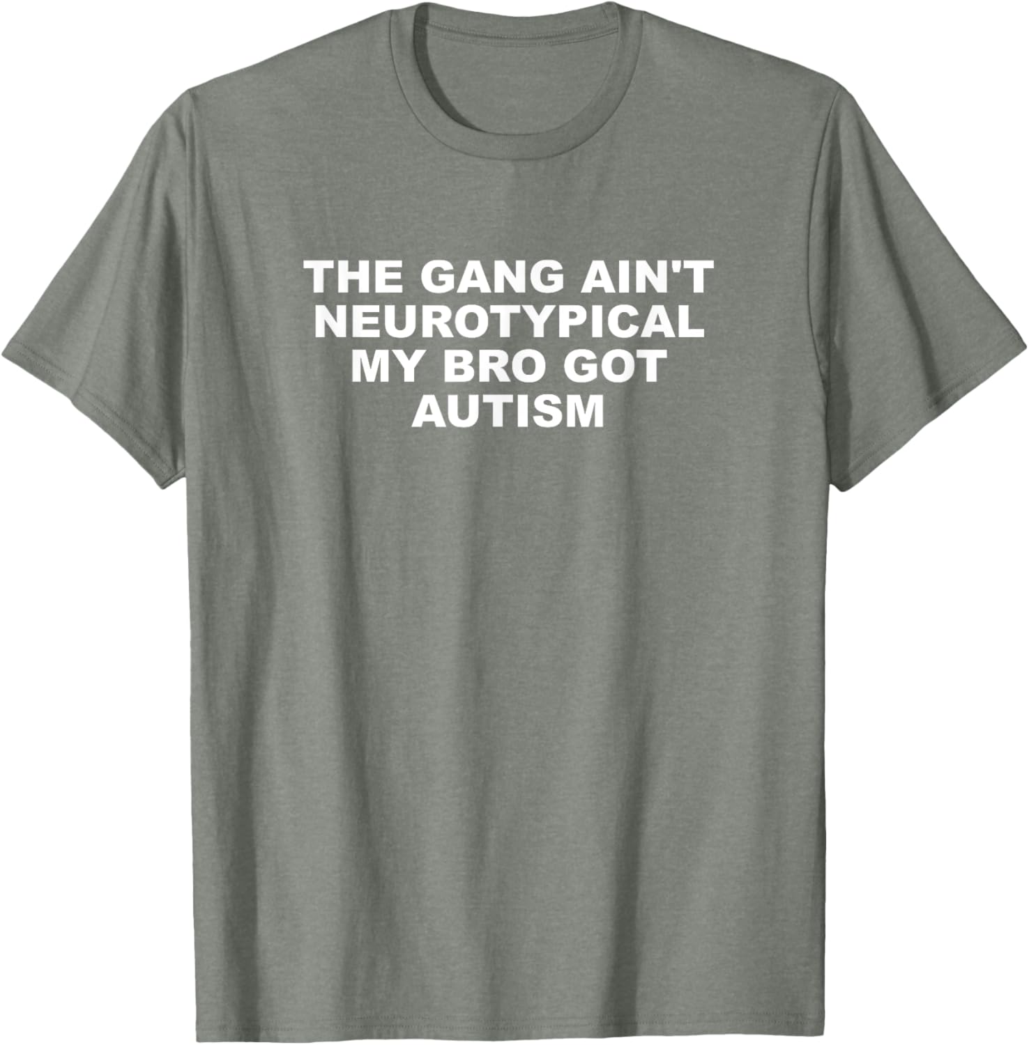 The Gang Aint Neurotypical Autism T-Shirt for Supportive Friends - 22