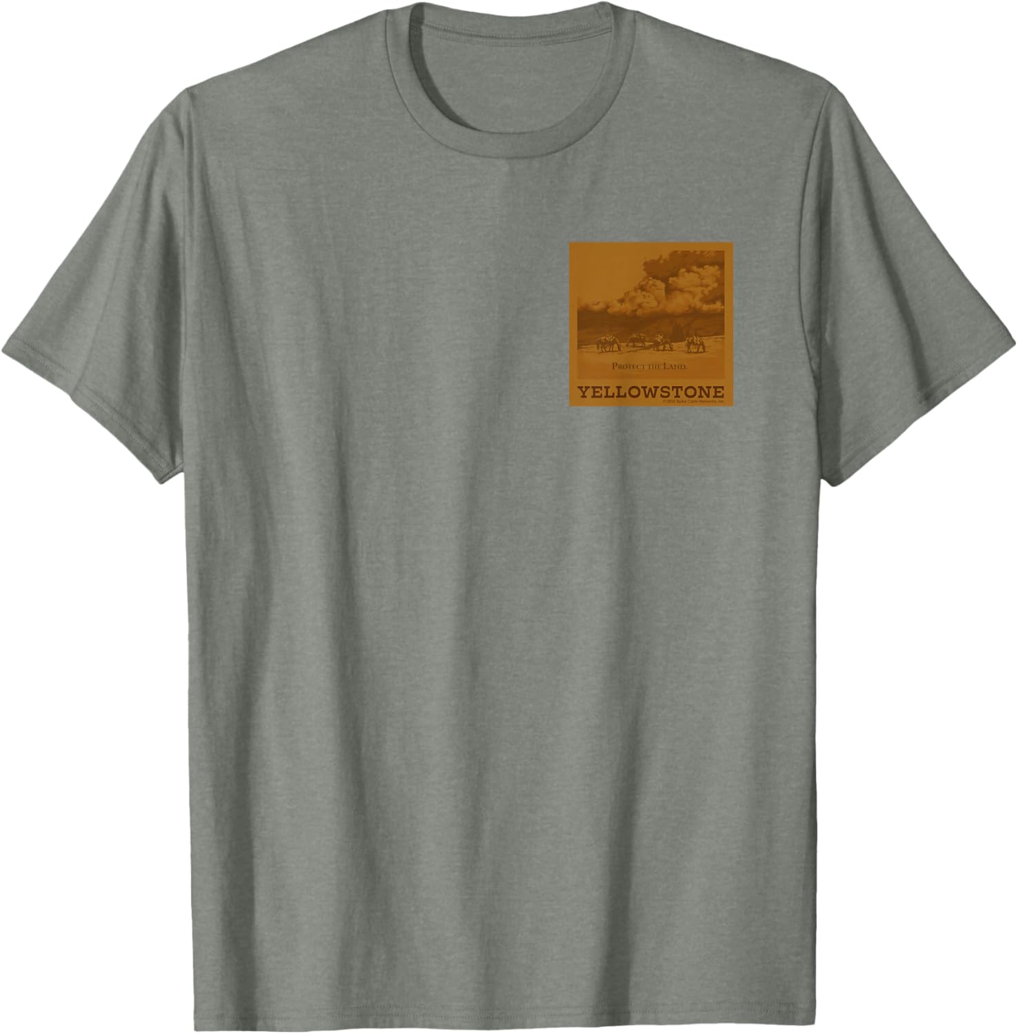 Yellowstone Dutton Ranch Buffalo Faux Chest Patch T-Shirt for Fans - 13