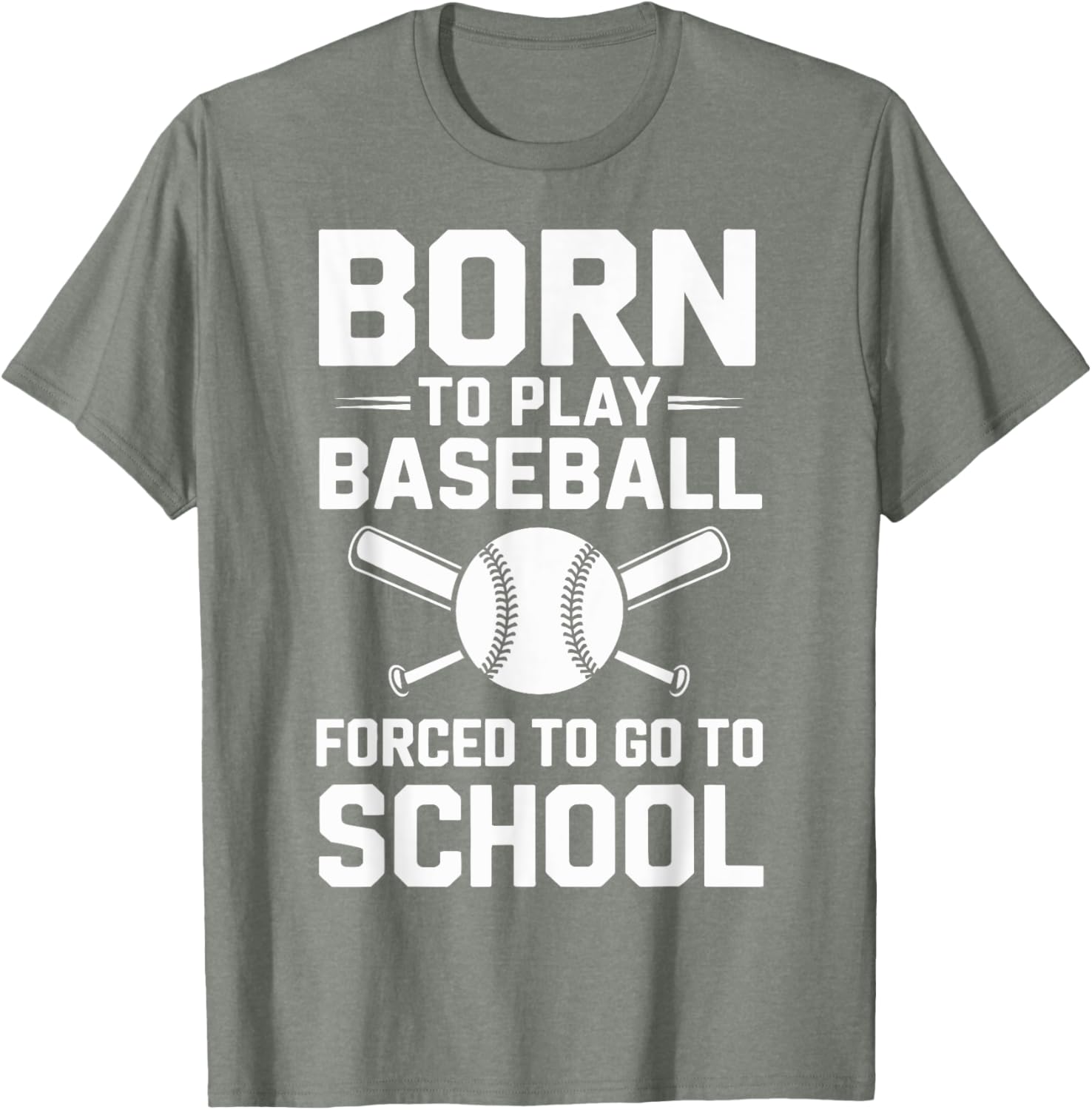 Born to Play Baseball T-Shirt Perfect for Young Athletes in School - 15