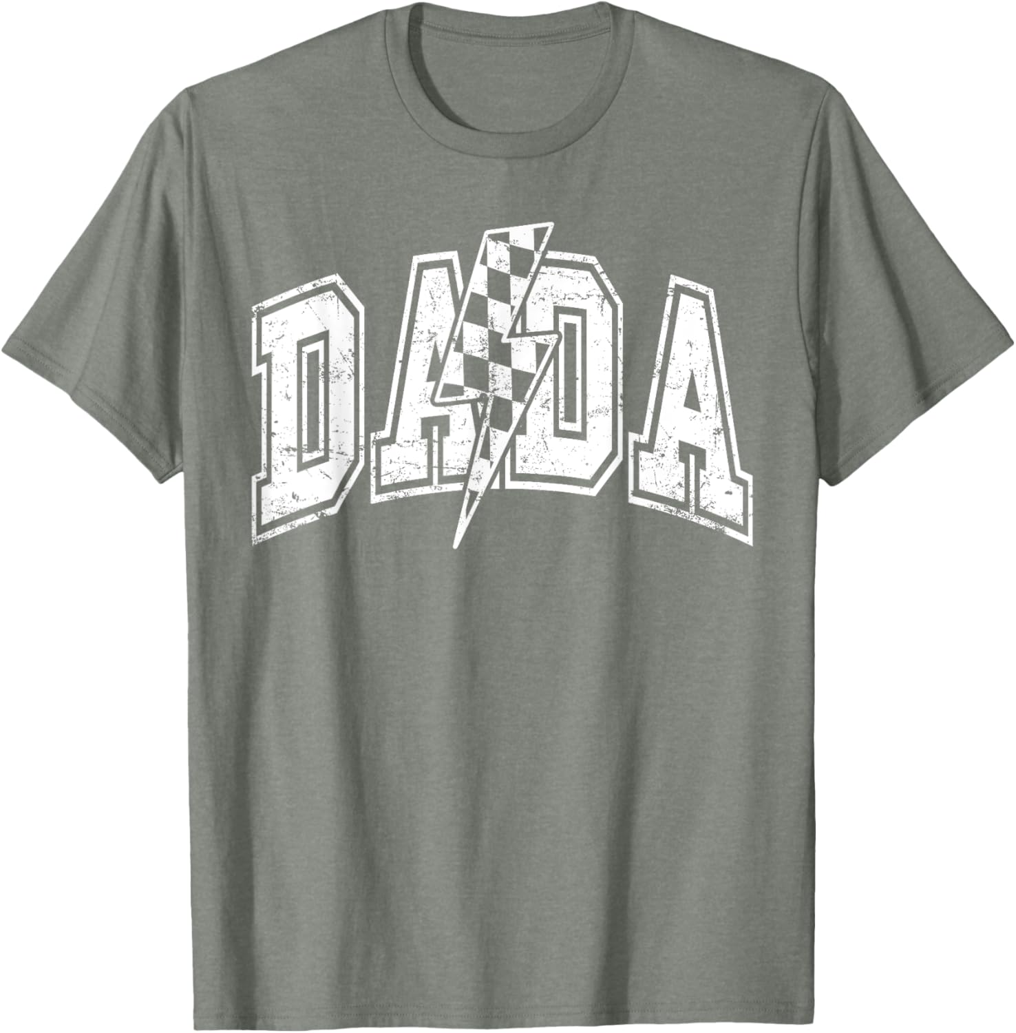 Checkered Lightning Bolt T-Shirt for Dad and Grandpa β Father's Day Gift - 10