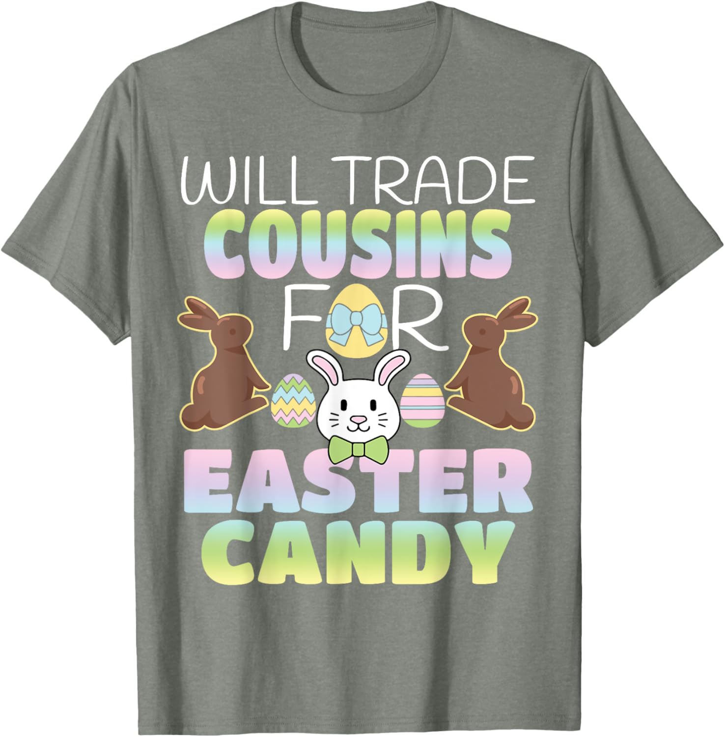 Will Trade Cousins For Easter Candy Cute Kids T-Shirt Gift Idea - 12