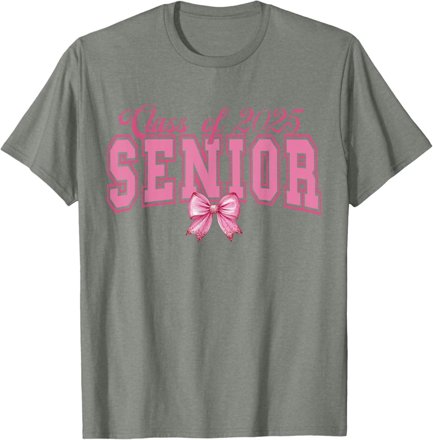 Class of 2025 Graduation Bow Tee Stylish T-Shirt for Proud Grads - 20