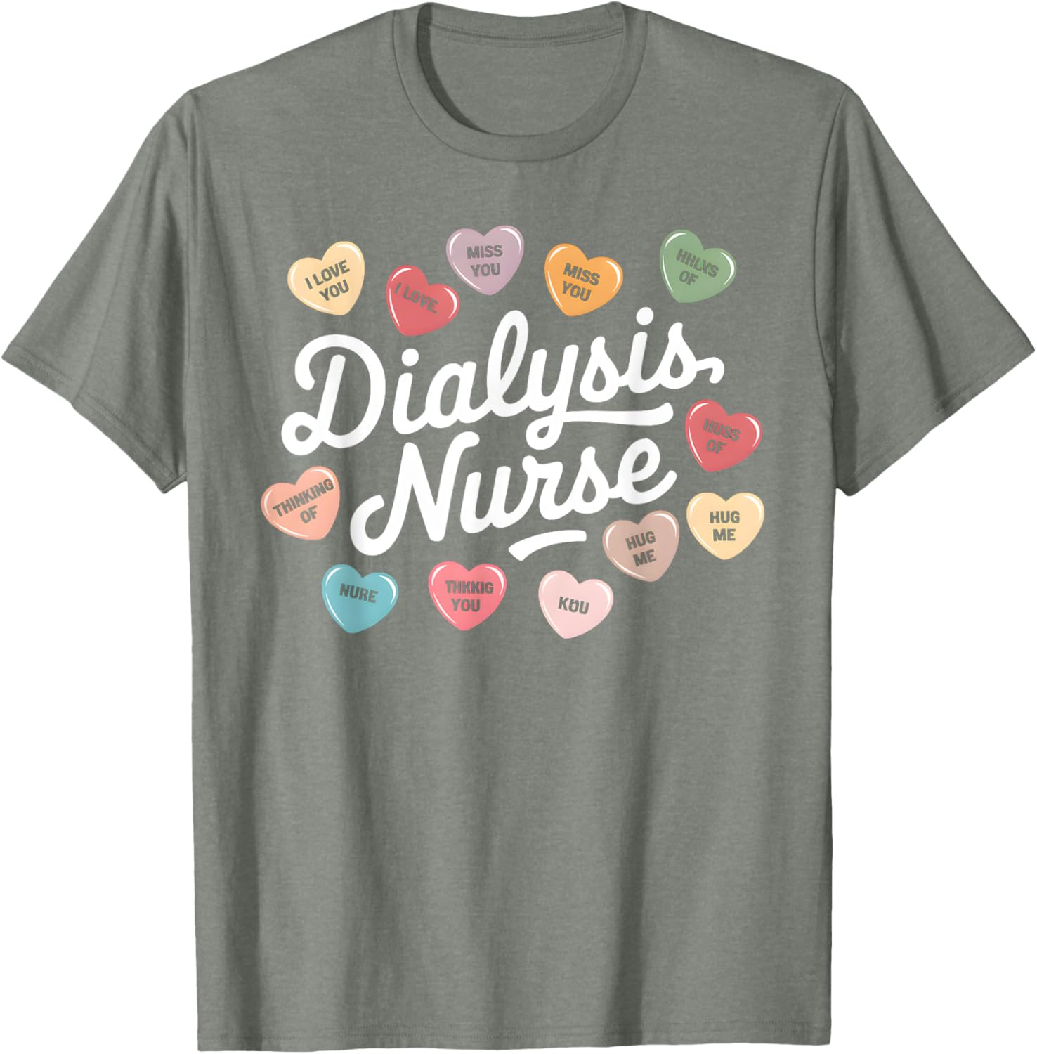 Valentine's Day Dialysis Nurse T-Shirt for Nephrology Technicians - 7