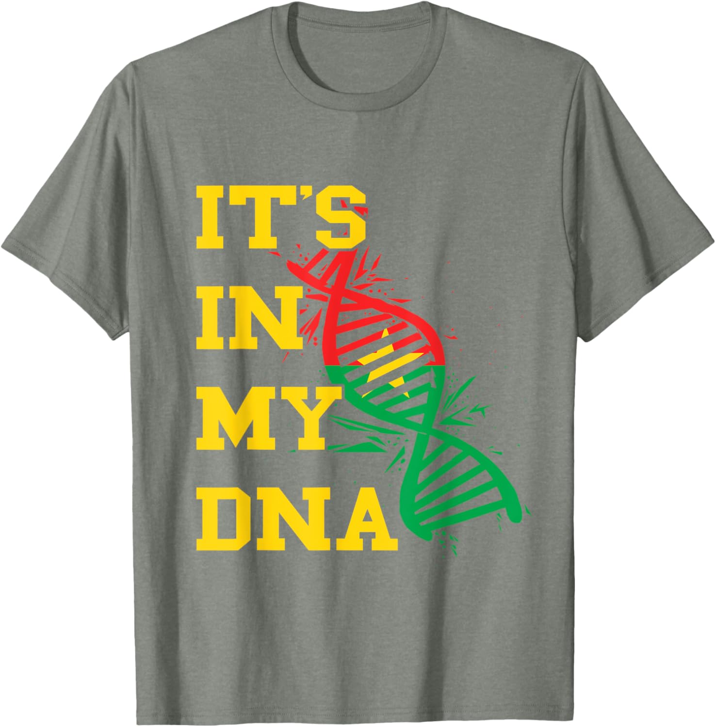 Burkina Faso Flag DNA Pride T-Shirt for Proud Burkina Fasoans - 8