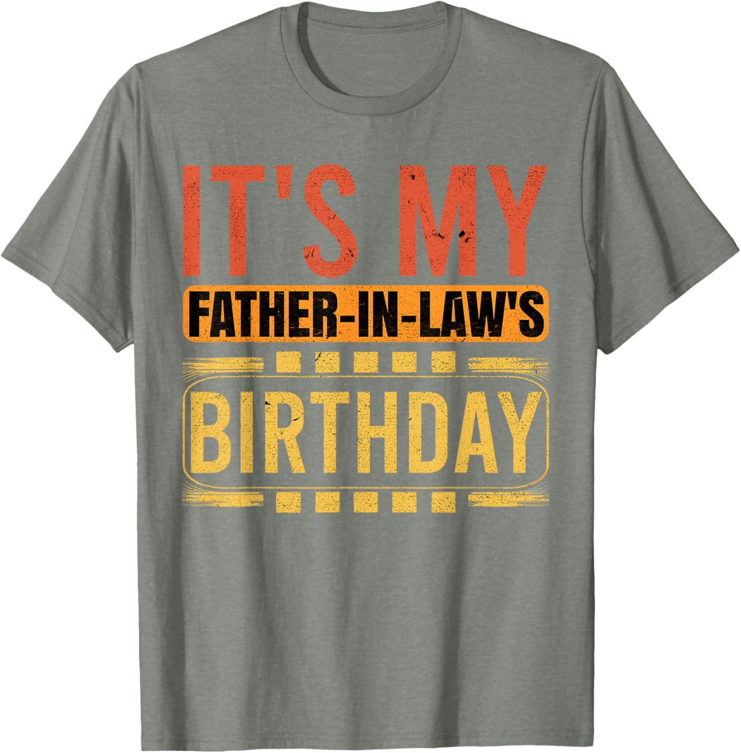 Retro Family Humor T-Shirt for Father in Law's Birthday Celebration - 8