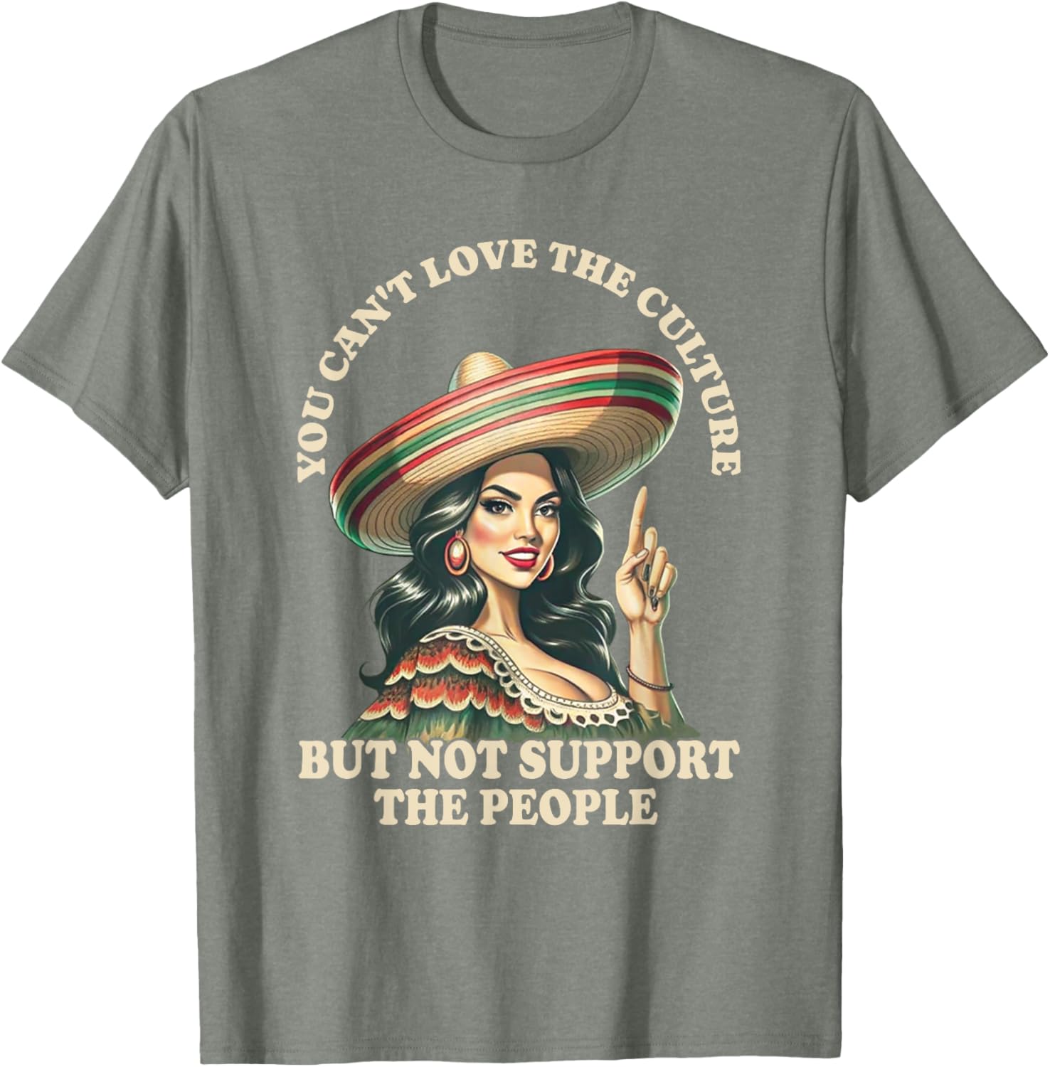 You Can't Love the Culture and Not Support the People Retro T-Shirt - 10