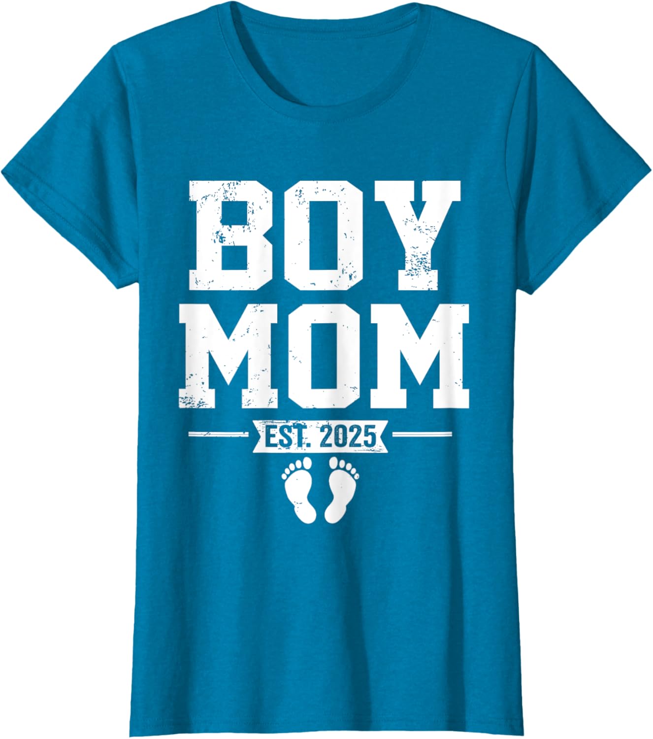 Boy Mom Established 2025 Newborn Mother's Day Gift T-Shirt - 3