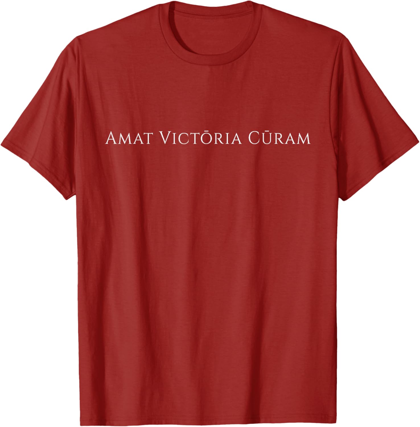 Amat Victoria Curam T-Shirt - Inspiring Latin Phrase for Success in Style - 14