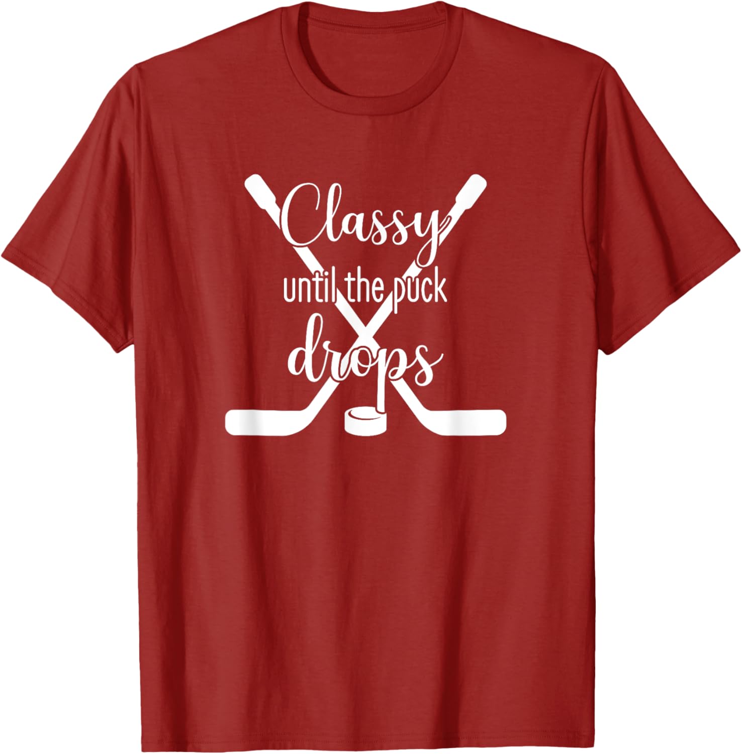 Classy Until the Puck Drops T-Shirt for Hockey Fans - Trendy Sportswear - 8