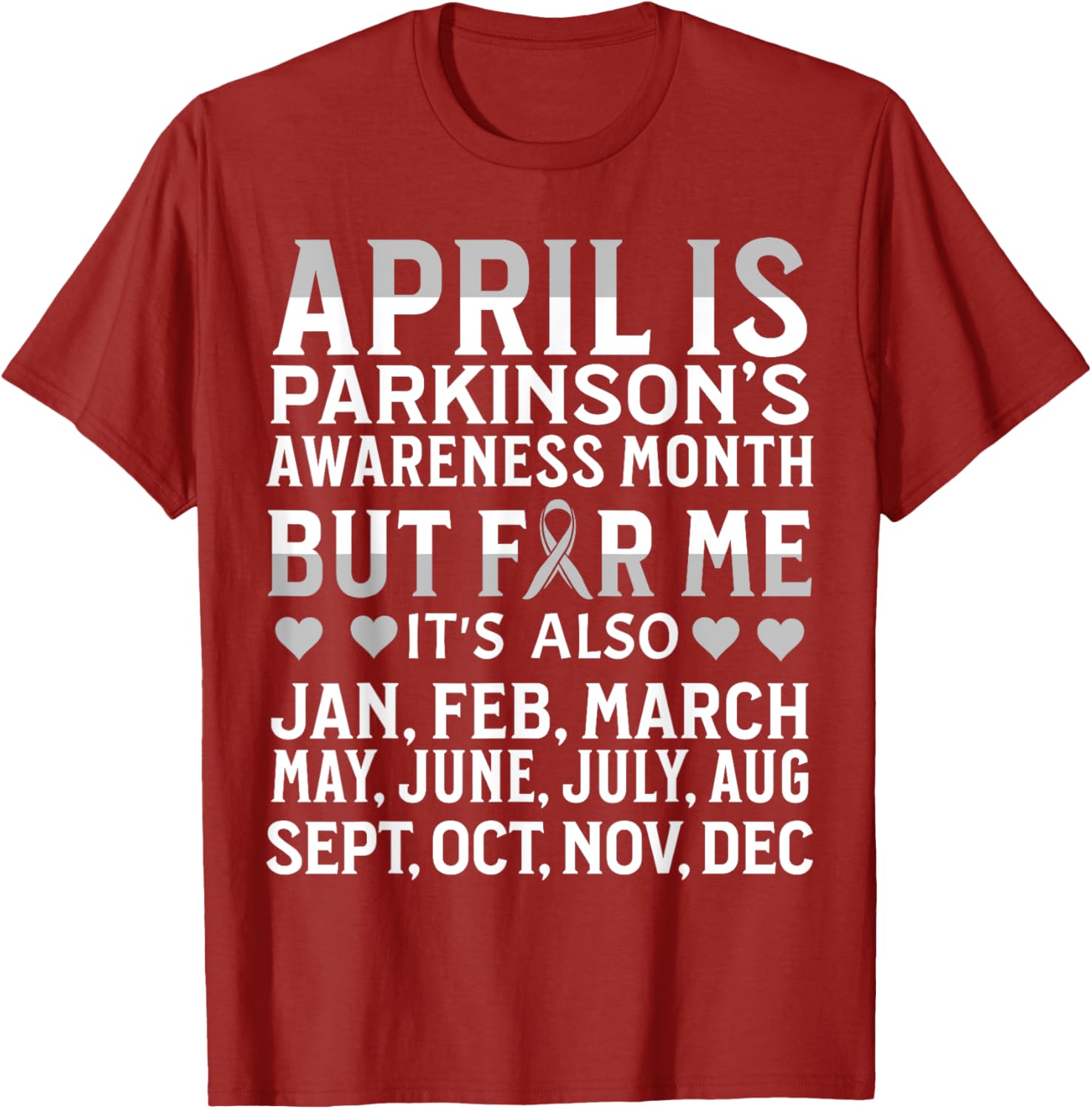 Support Parkinson's Awareness with Our April T-Shirt for Everyone - 13
