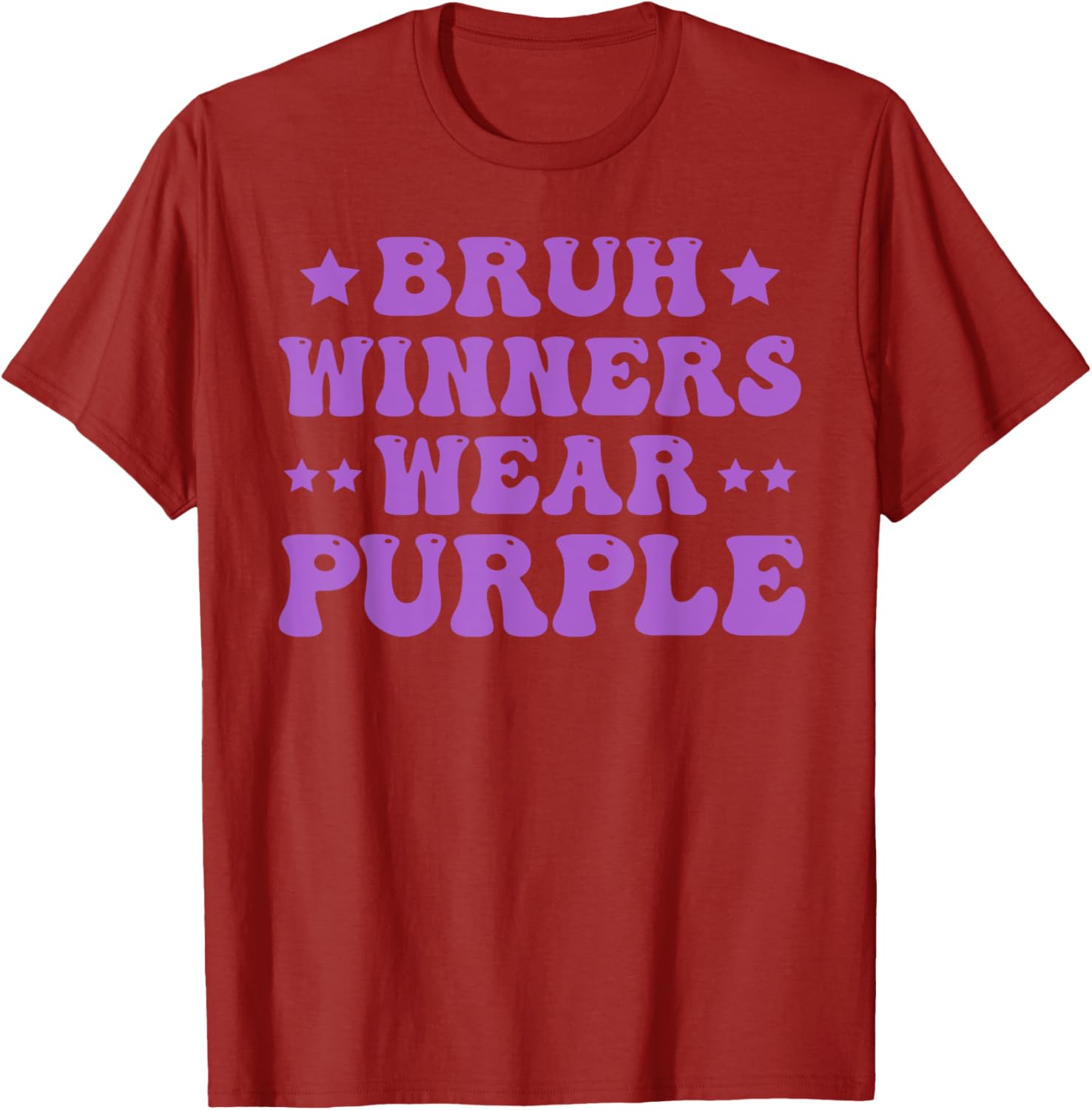 Winners Wear Purple Camp Team Spirit Week Matching T-Shirt for All Ages - 8