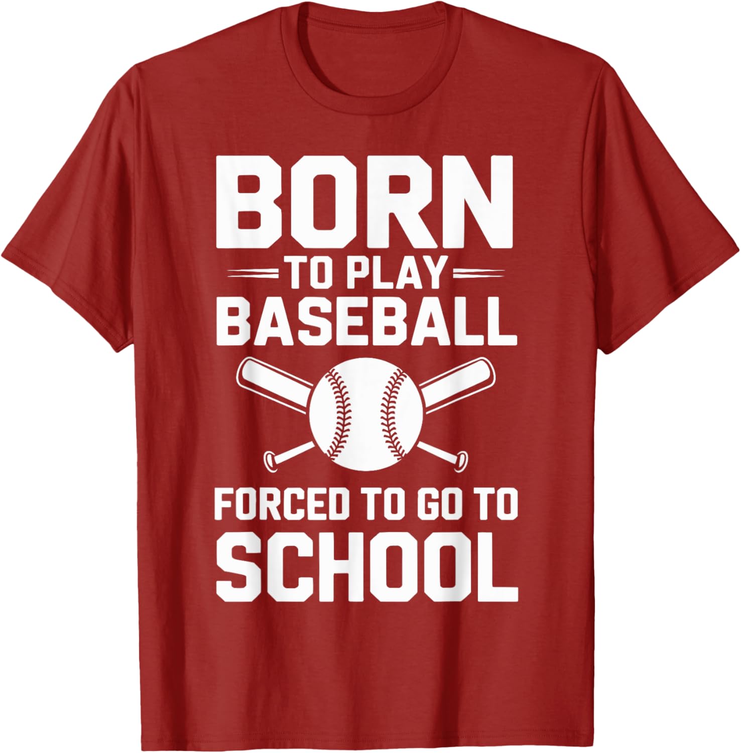 Born to Play Baseball T-Shirt Perfect for Young Athletes in School - 16