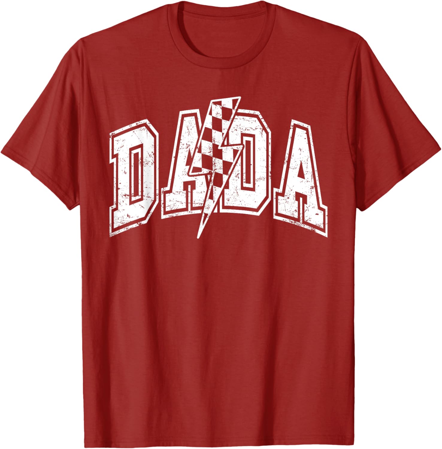 Checkered Lightning Bolt T-Shirt for Dad and Grandpa β Father's Day Gift - 16