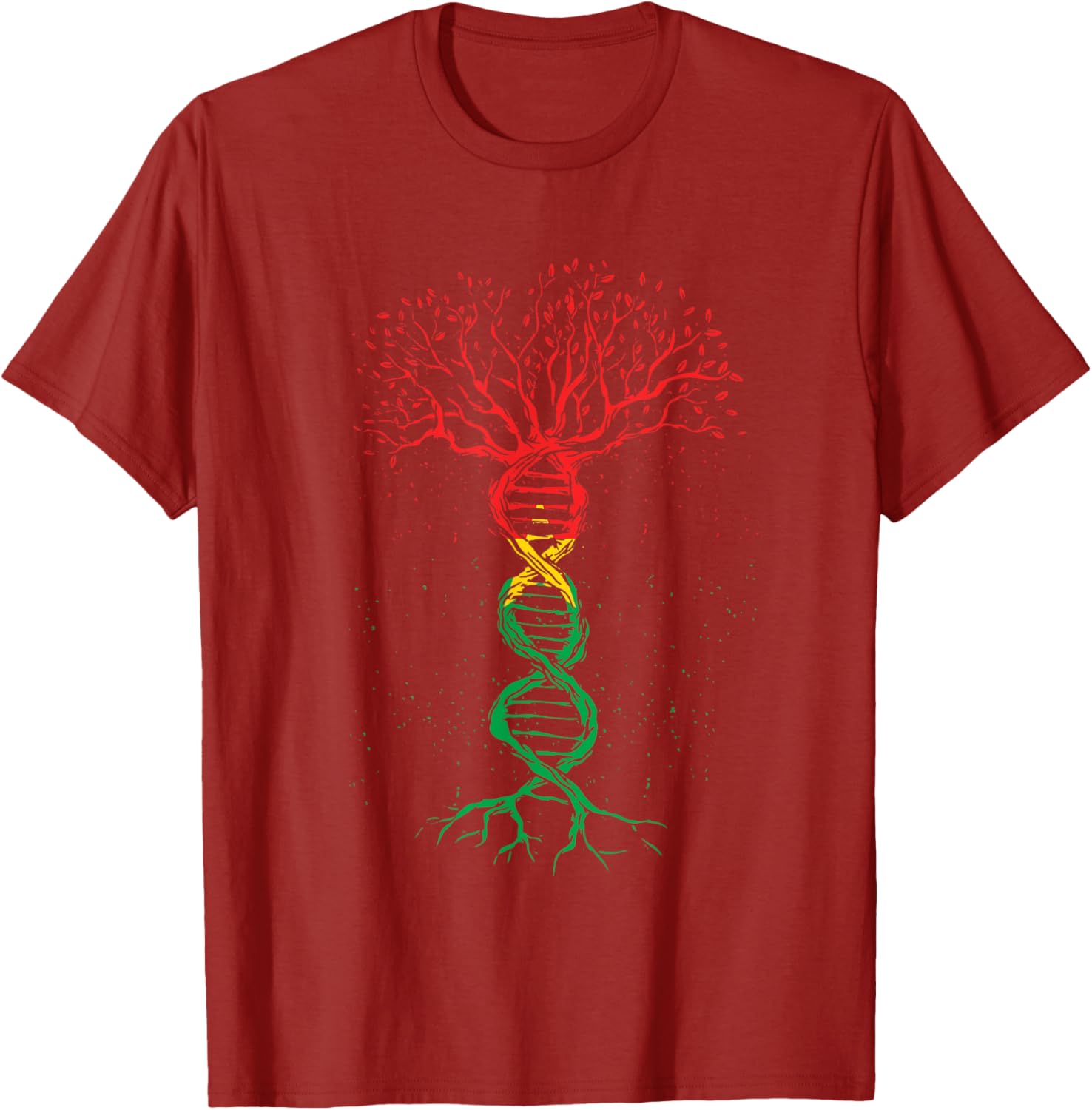 Burkina Faso Pride T-Shirt with DNA Tree Roots and Flag Design - 19