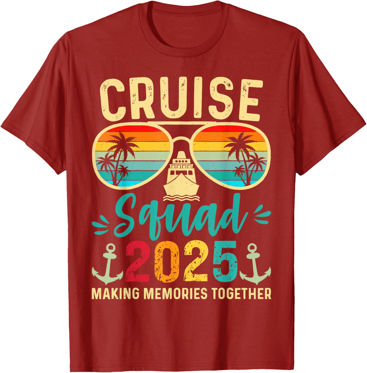 Cruise Squad 2025 Birthday Party Matching T-Shirt for Fun Vacations - 11