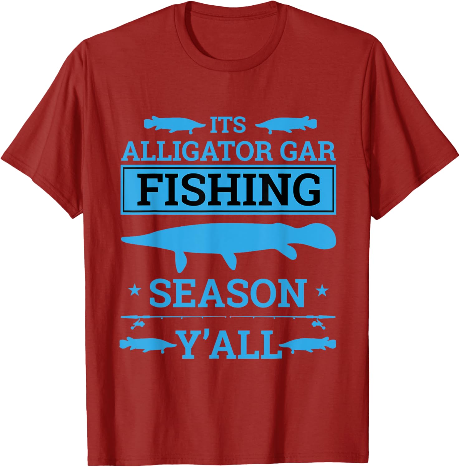 Alligator Gar Fishing Gear T-Shirt for True Fishing Enthusiasts - 1