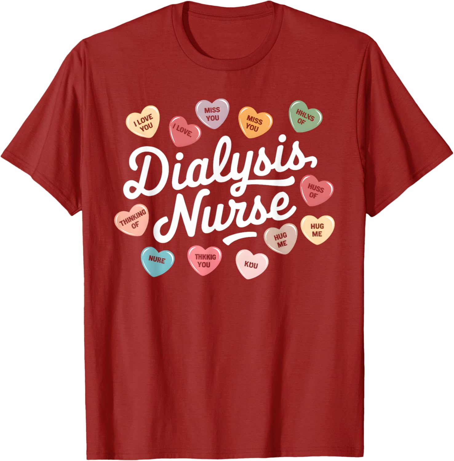 Valentine's Day Dialysis Nurse T-Shirt for Nephrology Technicians - 6