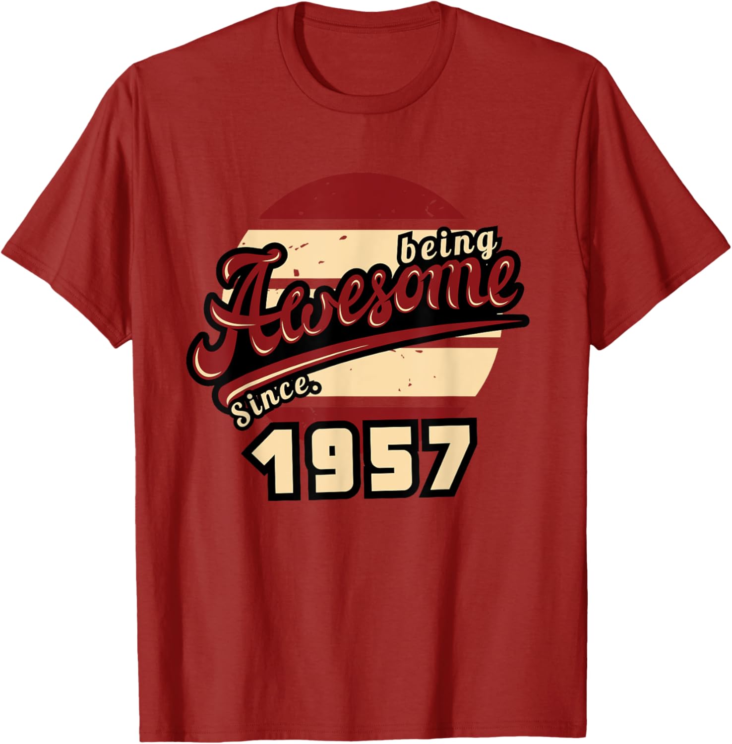 Awesome Since 1957 Retro 68th Birthday T-Shirt Gift for Him or Her - 9
