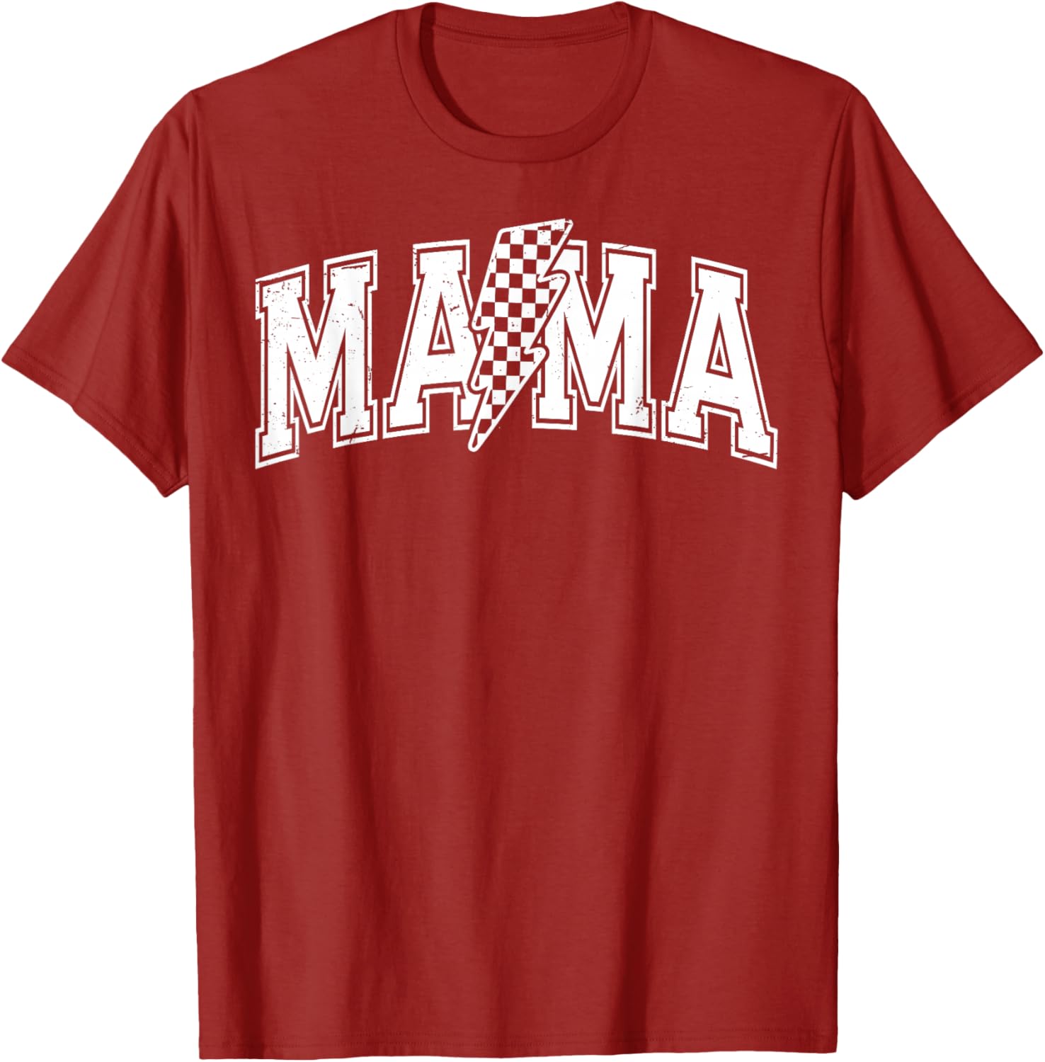 Checkered Mama Black and White T-Shirt for Mother's Day Gift - 19