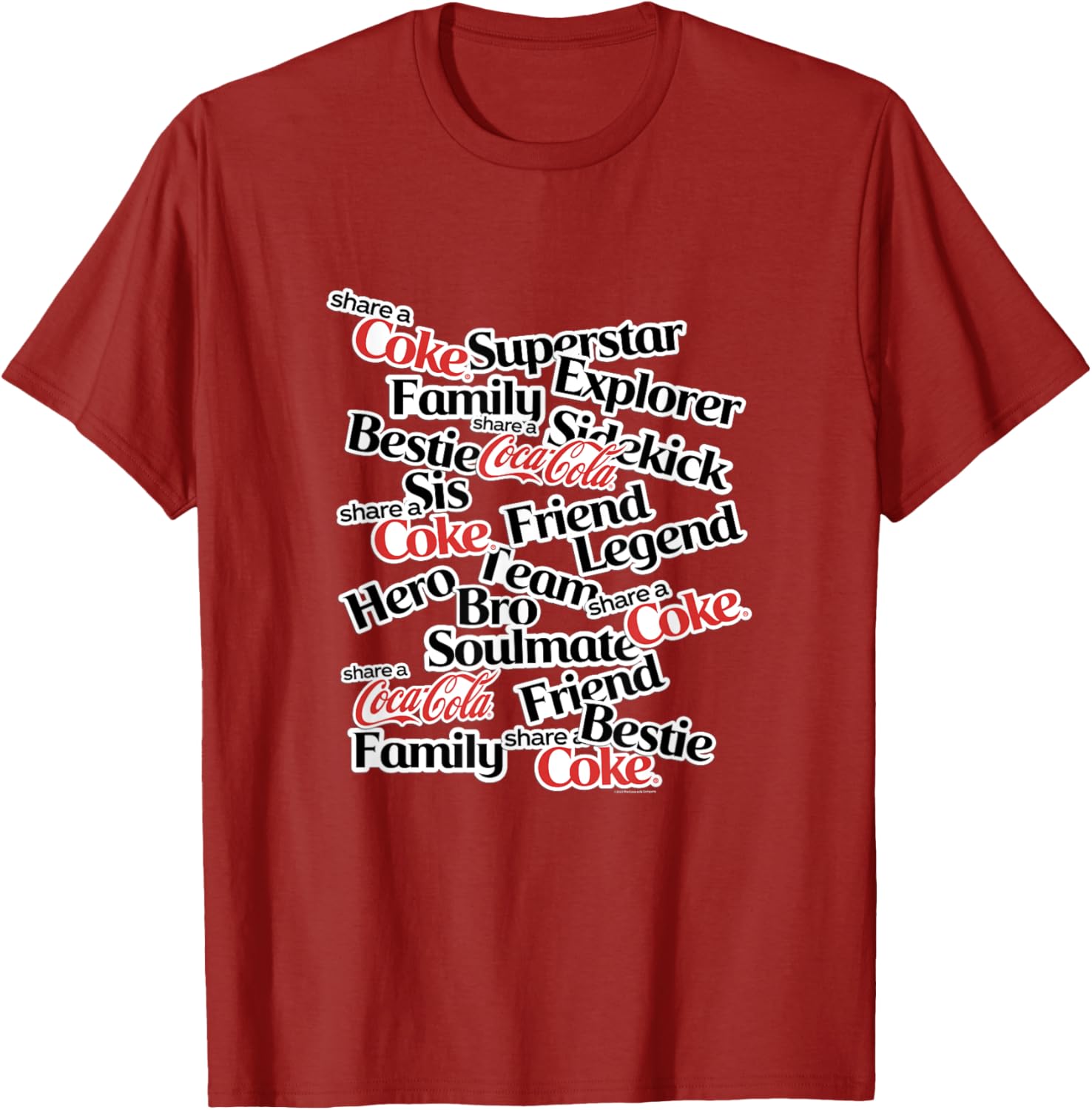 Coca-Cola Share A Coke Jumble T-Shirt for Fun Style and Comfort - 9