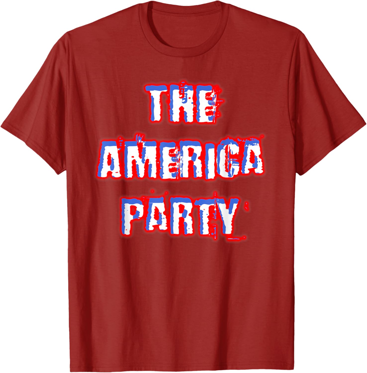 America Party Red White and Blue T-Shirt for Fun and Festive Wear - 27