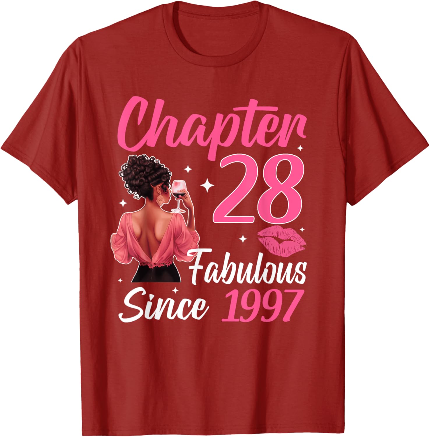 Fabulous Since 1997 28th Birthday T-Shirt for Black Women Celebrate in Style - 9
