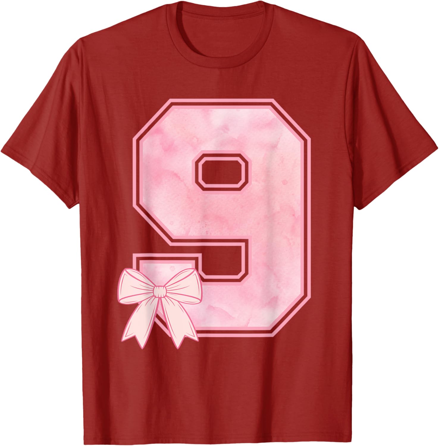 Adorable Pink Coquette Bow T-Shirt for 9 Year Old Birthday Girls - 8