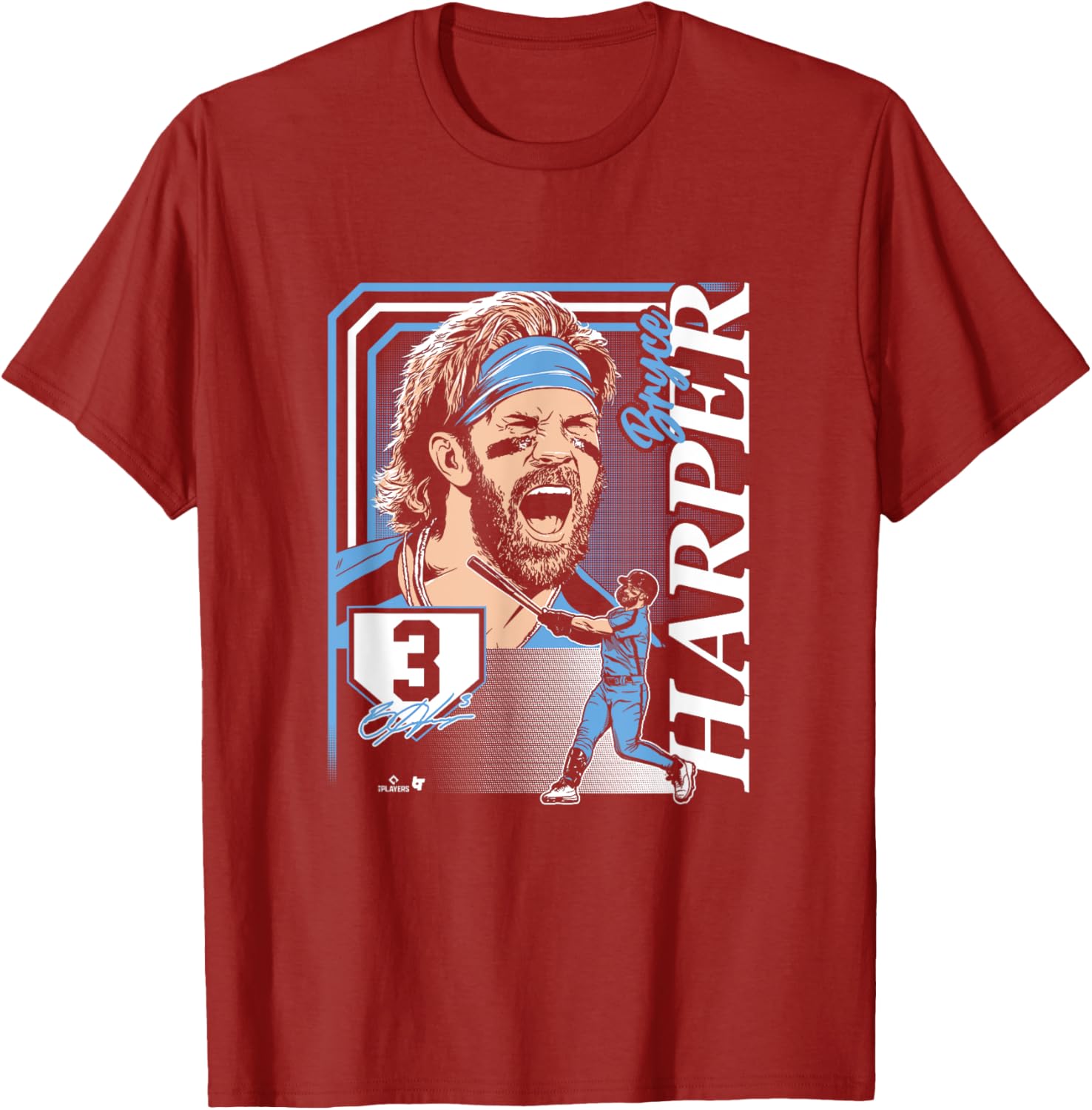 Bryce Harper Collage Frame Philadelphia Baseball T-Shirt for Fans - 1
