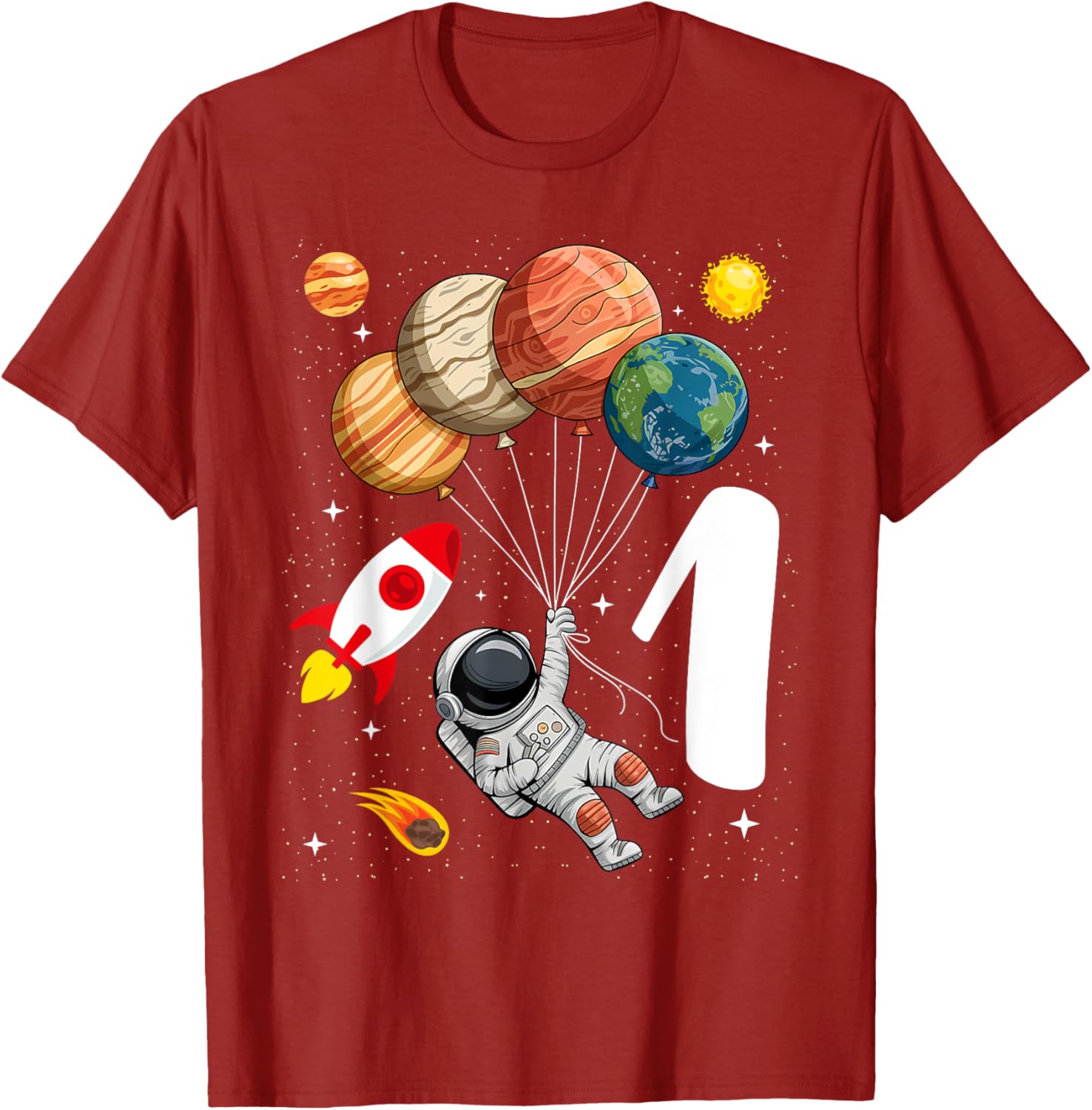 Adorable 1st Birthday Astronaut T-Shirt for Boys and Girls - 8