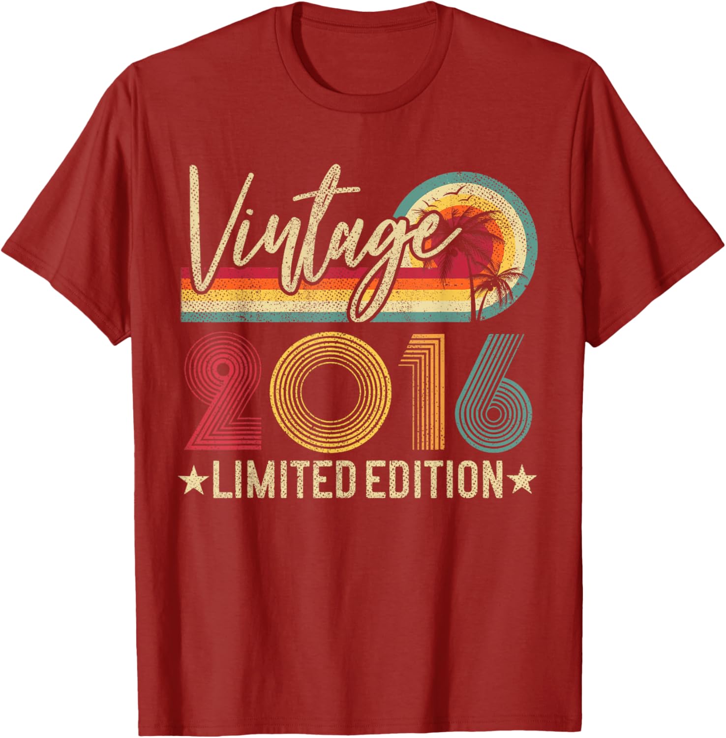 Limited Edition Vintage 2016 9th Birthday T-Shirt for Kids - 7