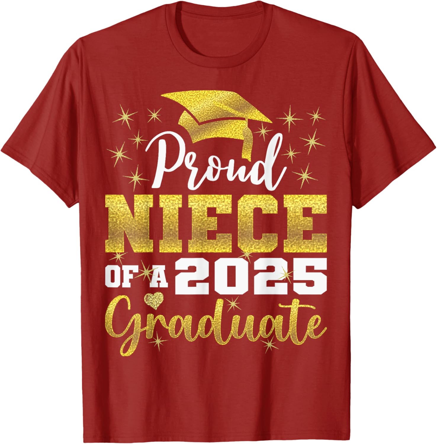 Super Proud Niece of Graduate 2025 Senior Graduation Family T-Shirt - 19