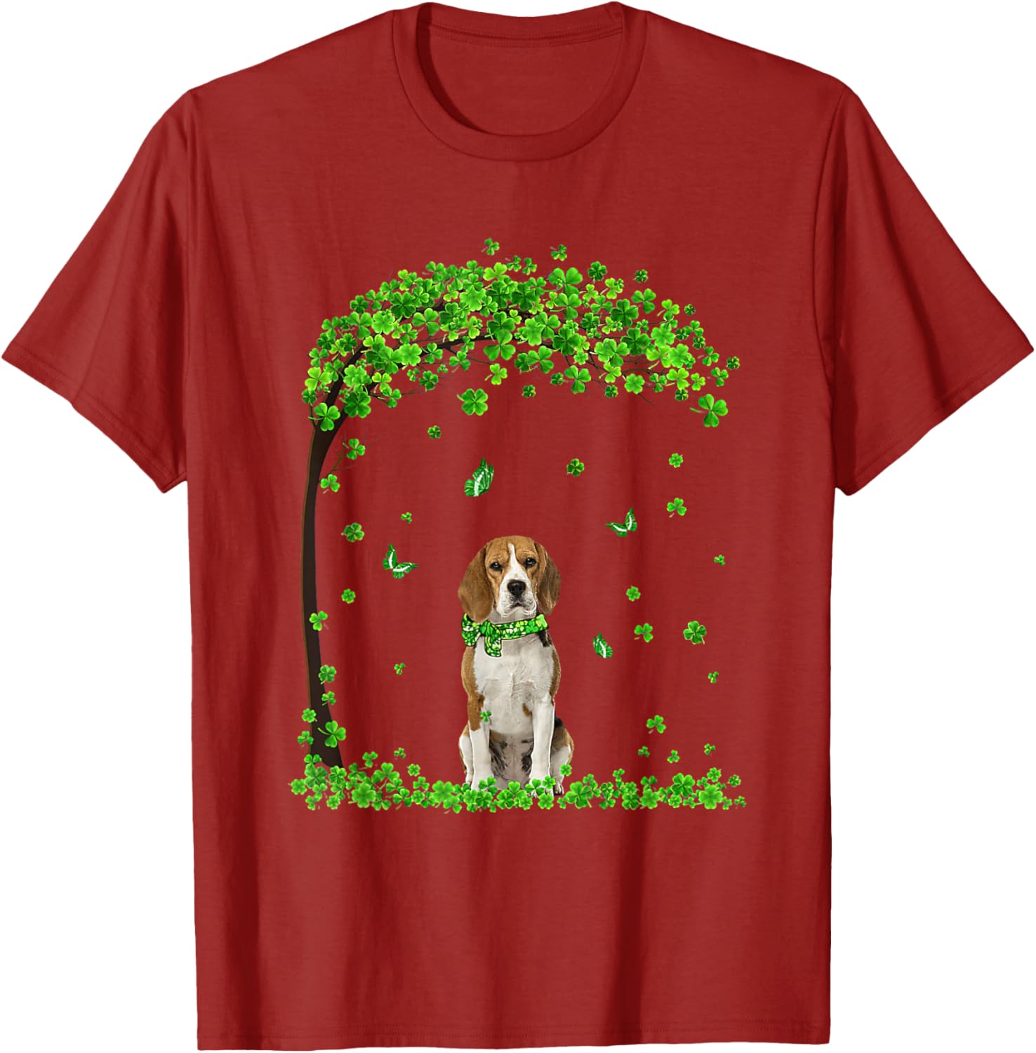 Beagle St Patricks Day Shamrock T-Shirt for Irish Dog Lovers - 19