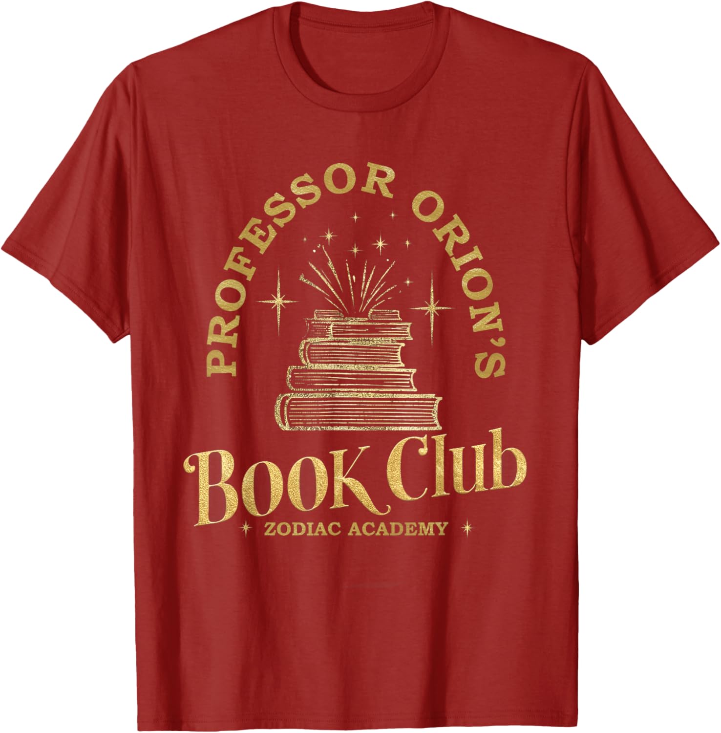 Academy Book Nerd Professor Orion's Zodiac BookClub T-Shirt for Fans - 3