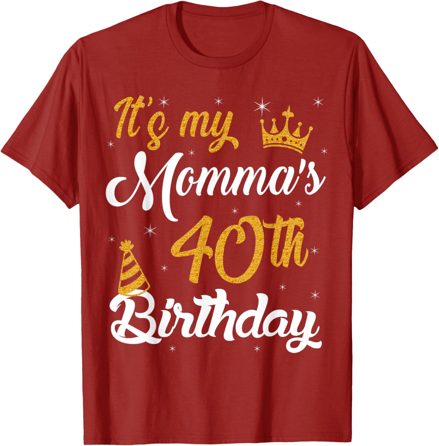 Happy 40th Birthday Mom T-Shirt Retro 1985 Celebration Gift - 3