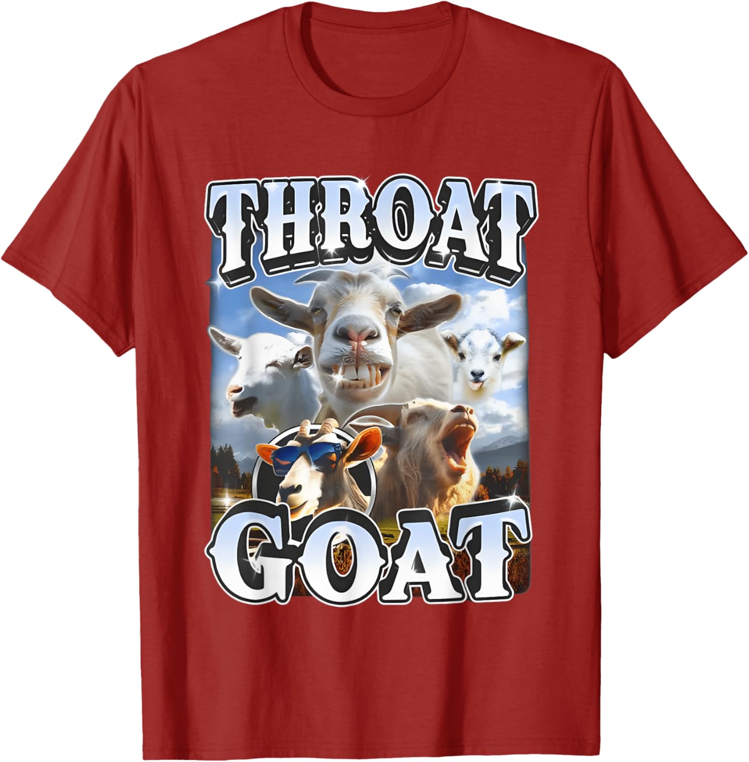 Throat Goat Retro Funny Gag T-Shirt for Adult Humor Lovers - 27