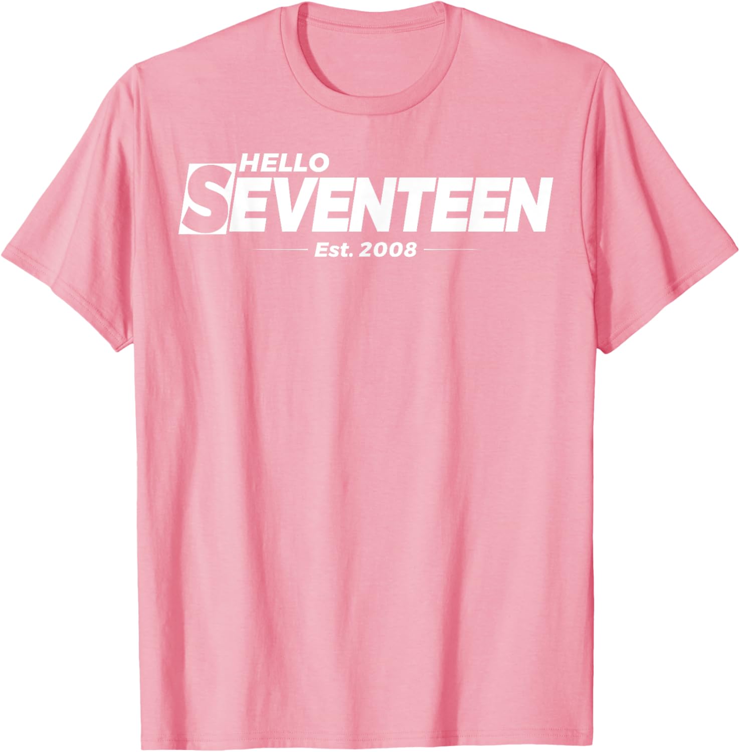 Hello Seventeen Birthday T-Shirt for 17th Birthday Celebration Gifts - 5