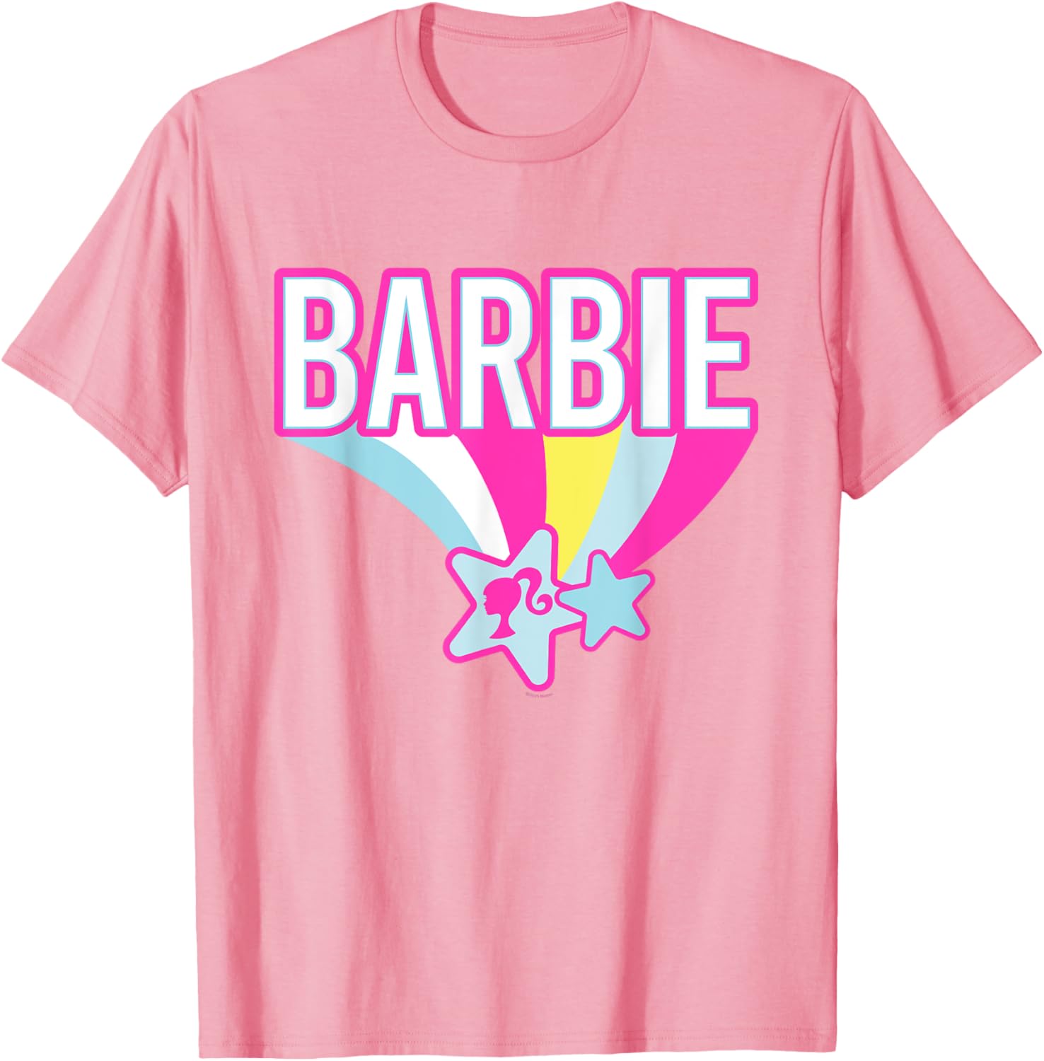 Barbie Pastel Rainbow T-Shirt for Fun Stylish Girls' Fashion - 12